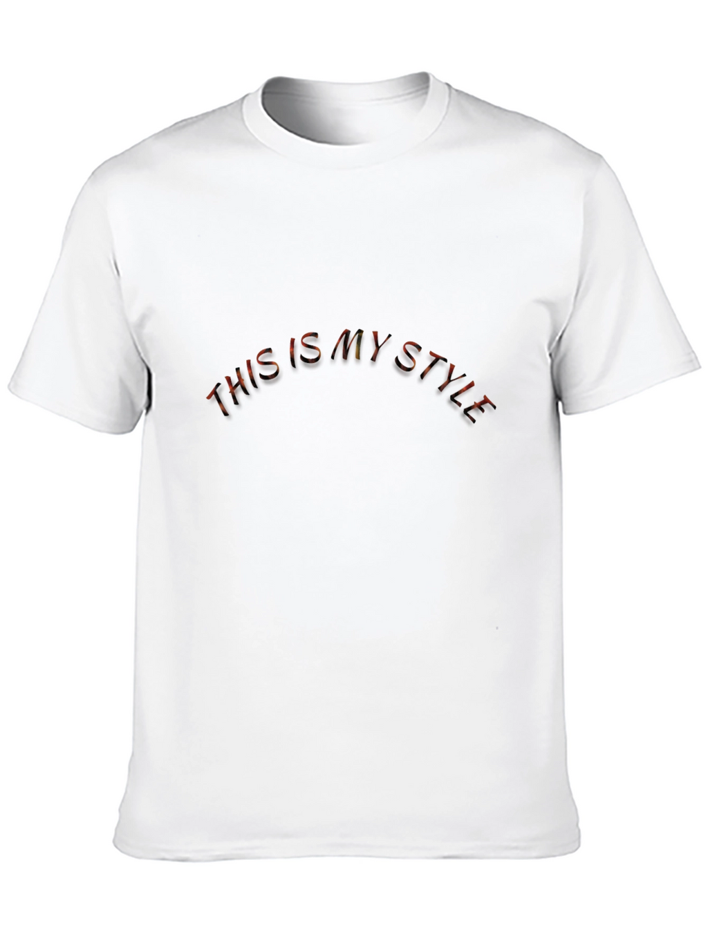 This Is My Style Graphic Black T-Shirt