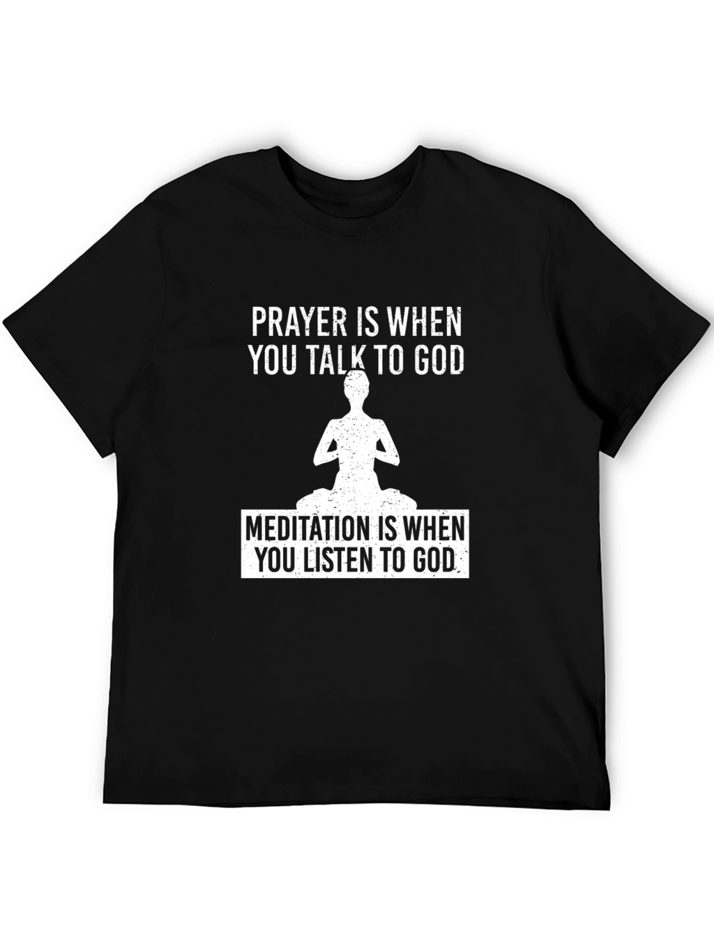 Prayer Meditation T-Shirt Spiritual Religious Graphic Tee