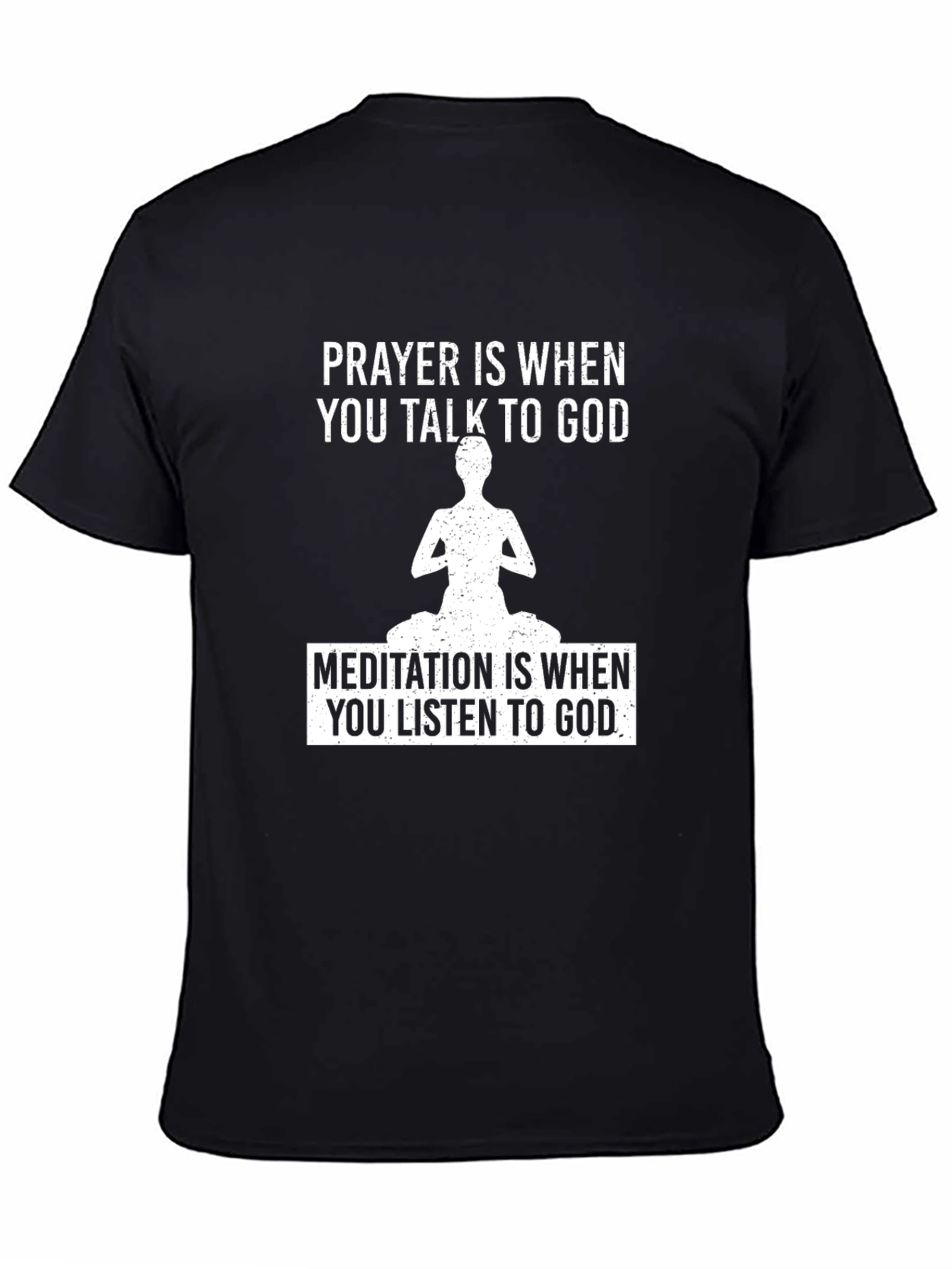 Prayer Meditation T-Shirt Spiritual Religious Graphic Tee
