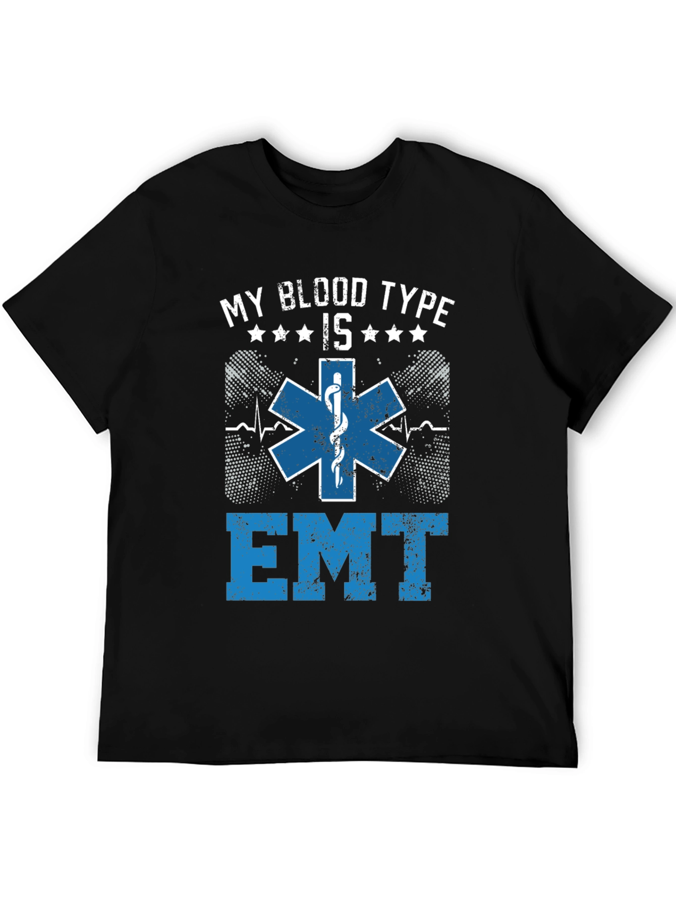 EMT Blood Type T-Shirt - Emergency Medical Technician Tee