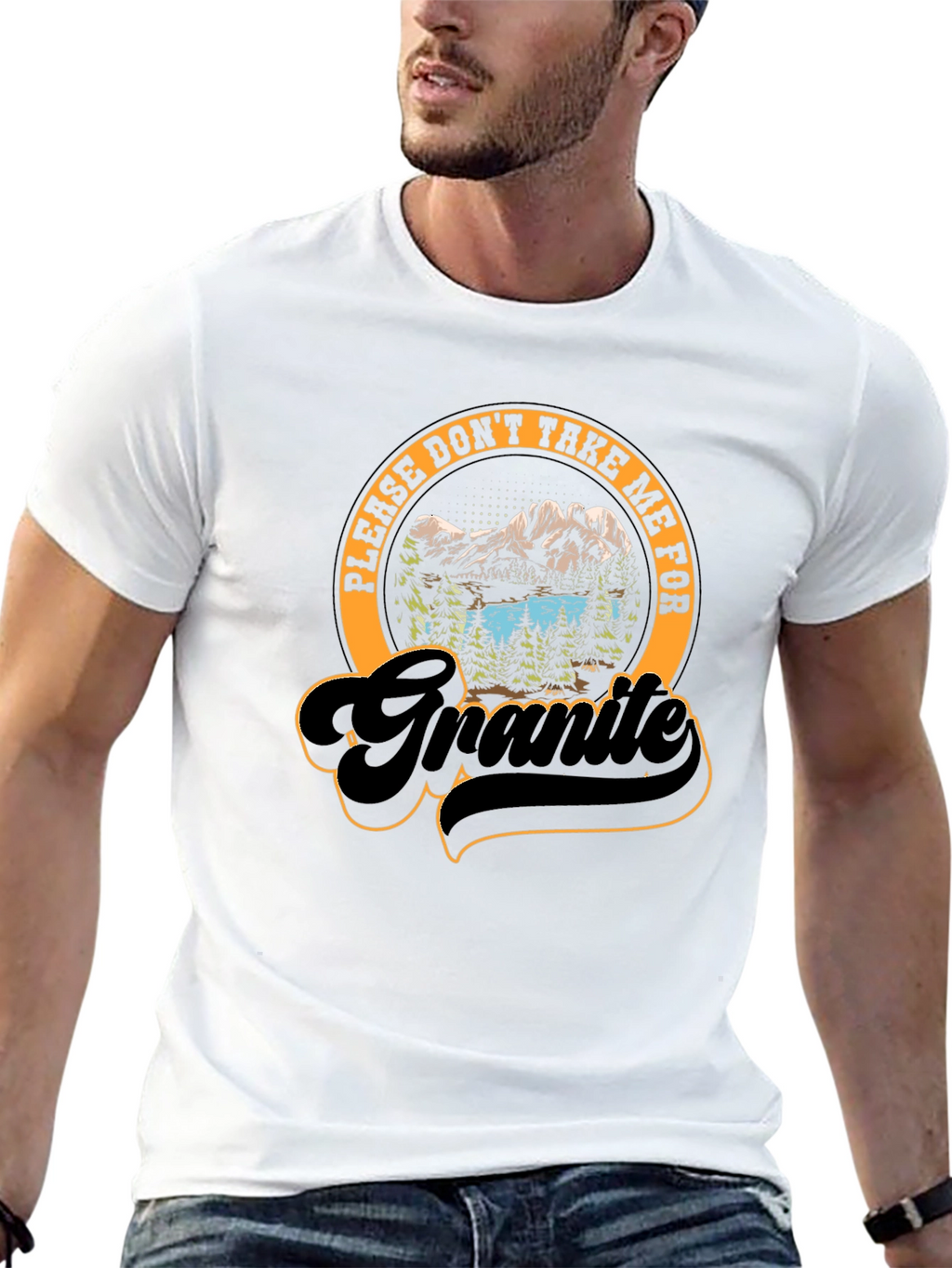 Funny Granite Graphic T-Shirt
