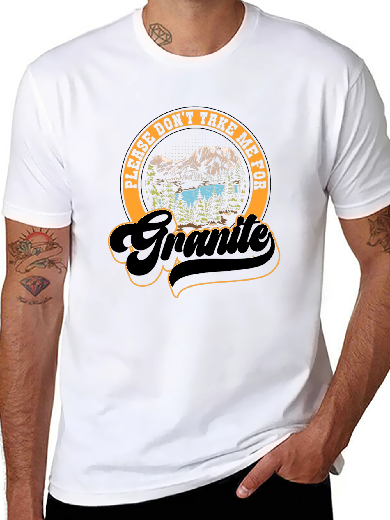 Funny Granite Graphic T-Shirt