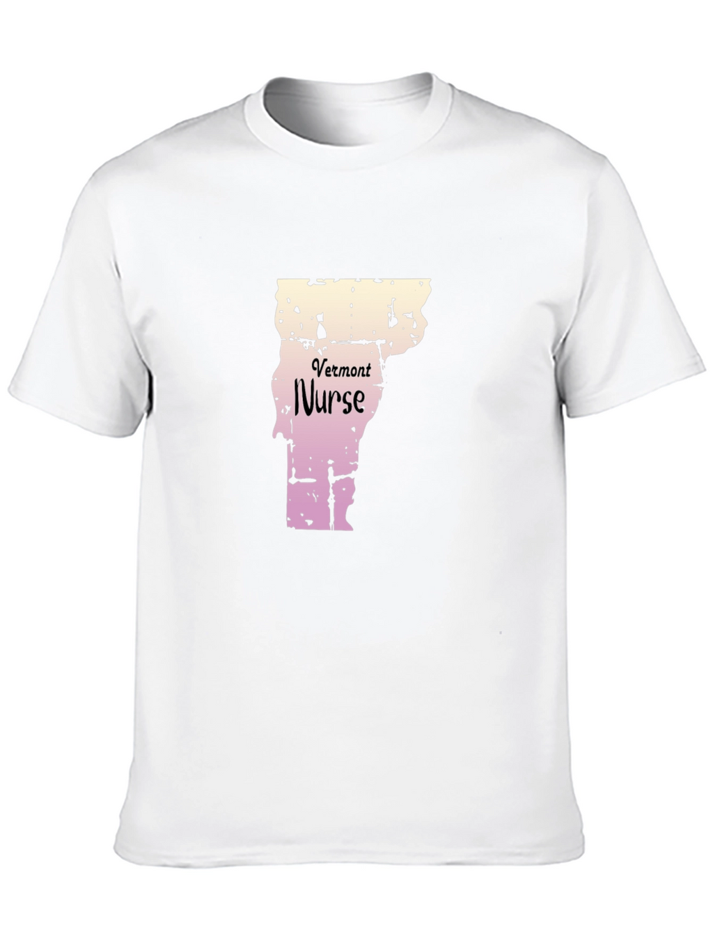 Vermont Nurse Black T-Shirt