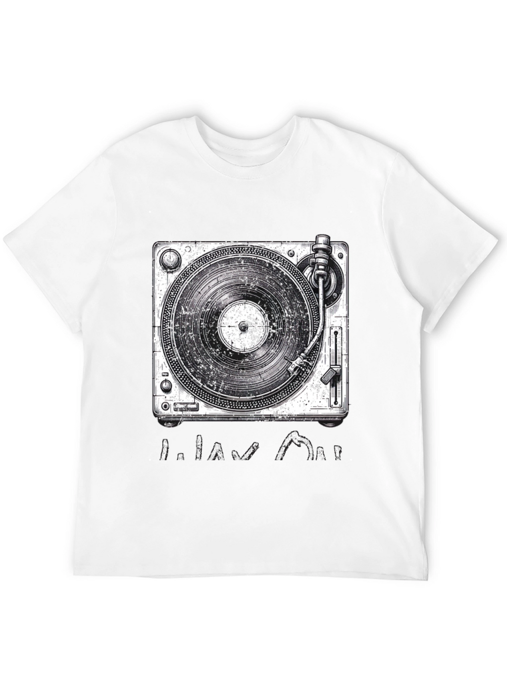 Turntable Graphic Tee - DJ Music Lover Shirt