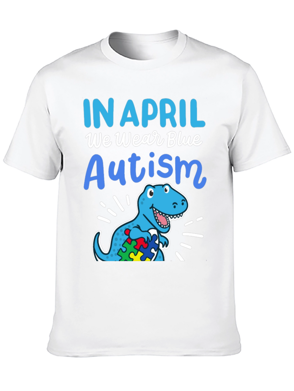 Autism Awareness Dinosaur T-Shirt