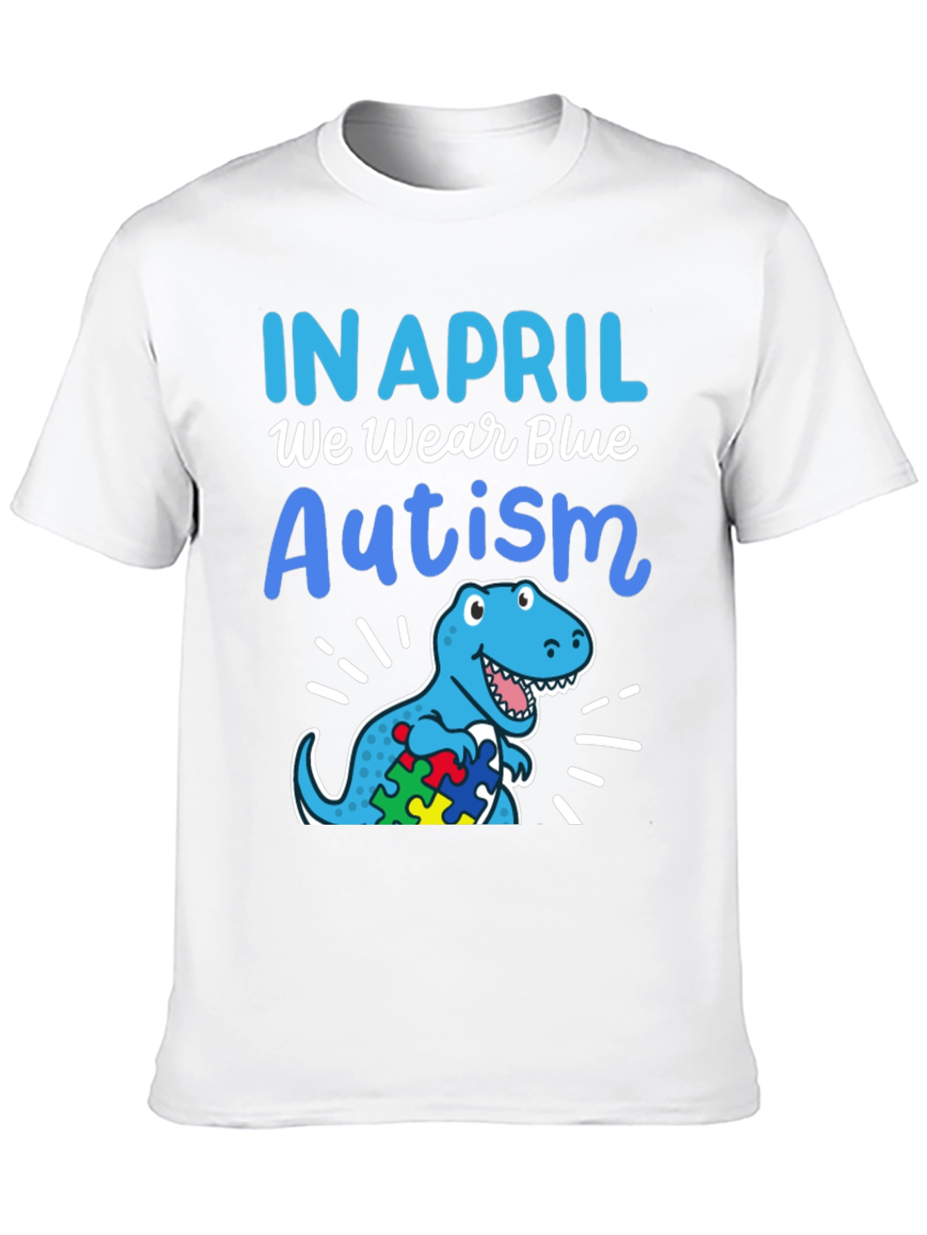 Autism Awareness Dinosaur T-Shirt