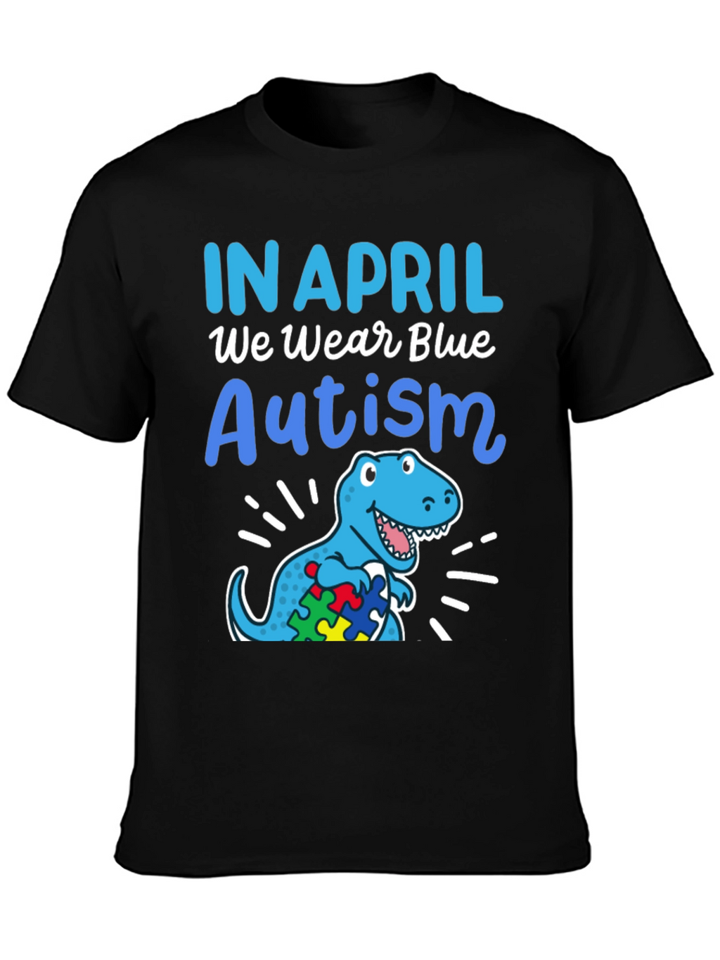 Autism Awareness Dinosaur T-Shirt