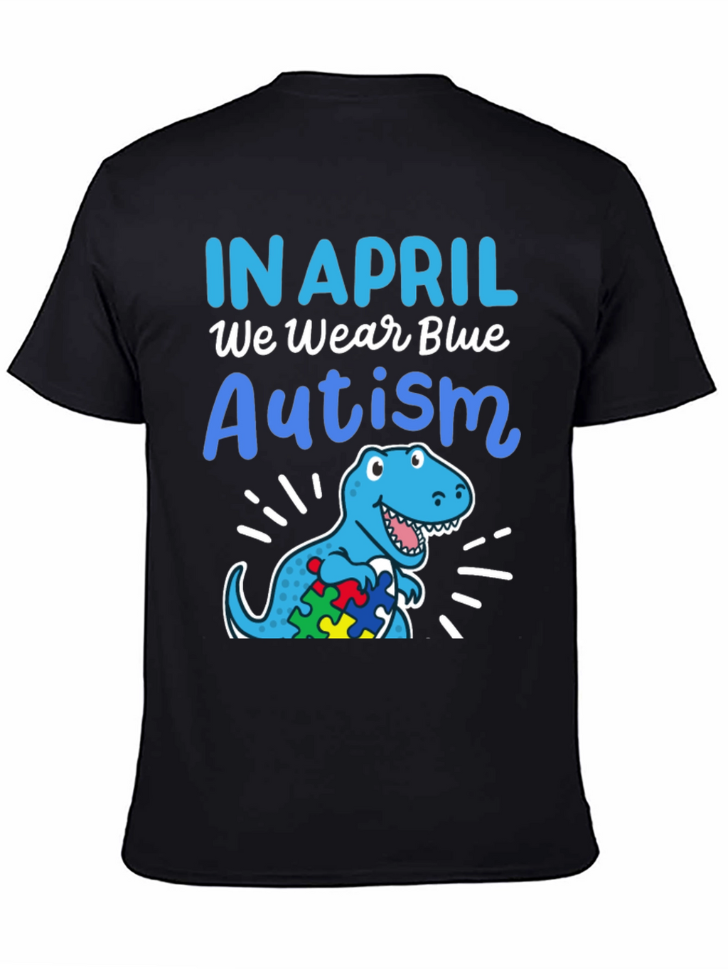 Autism Awareness Dinosaur T-Shirt