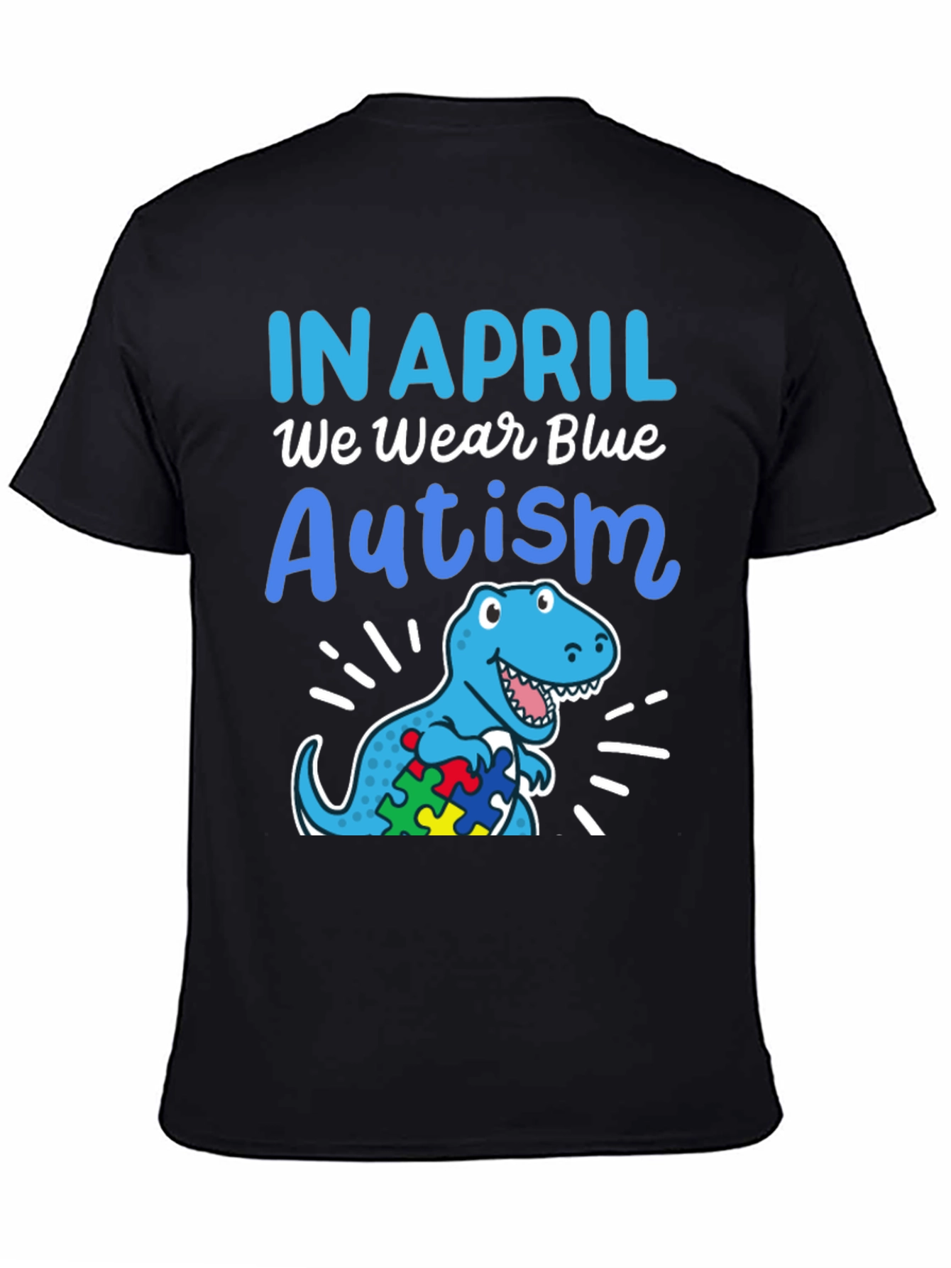 Autism Awareness Dinosaur T-Shirt