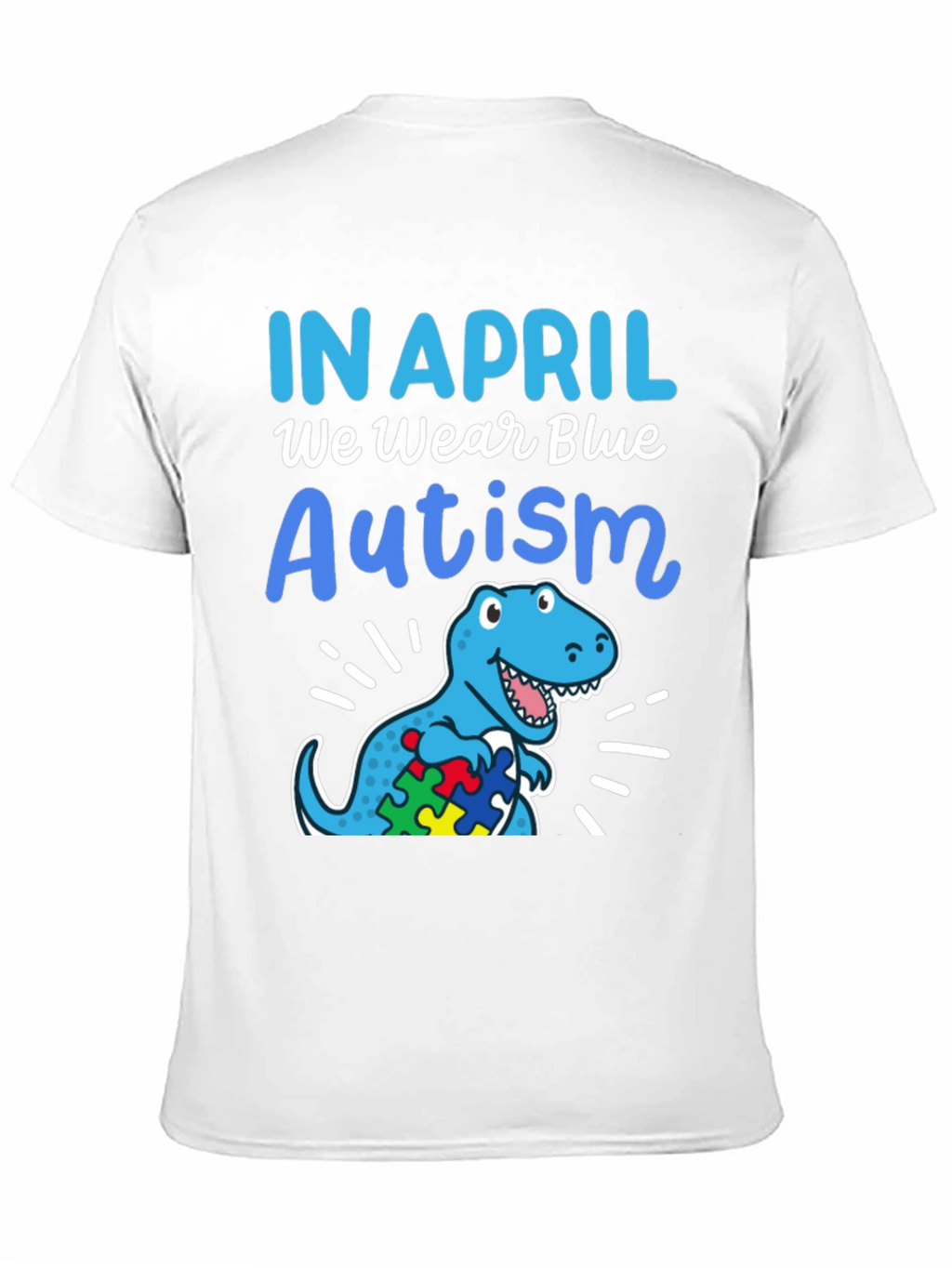 Autism Awareness Dinosaur T-Shirt