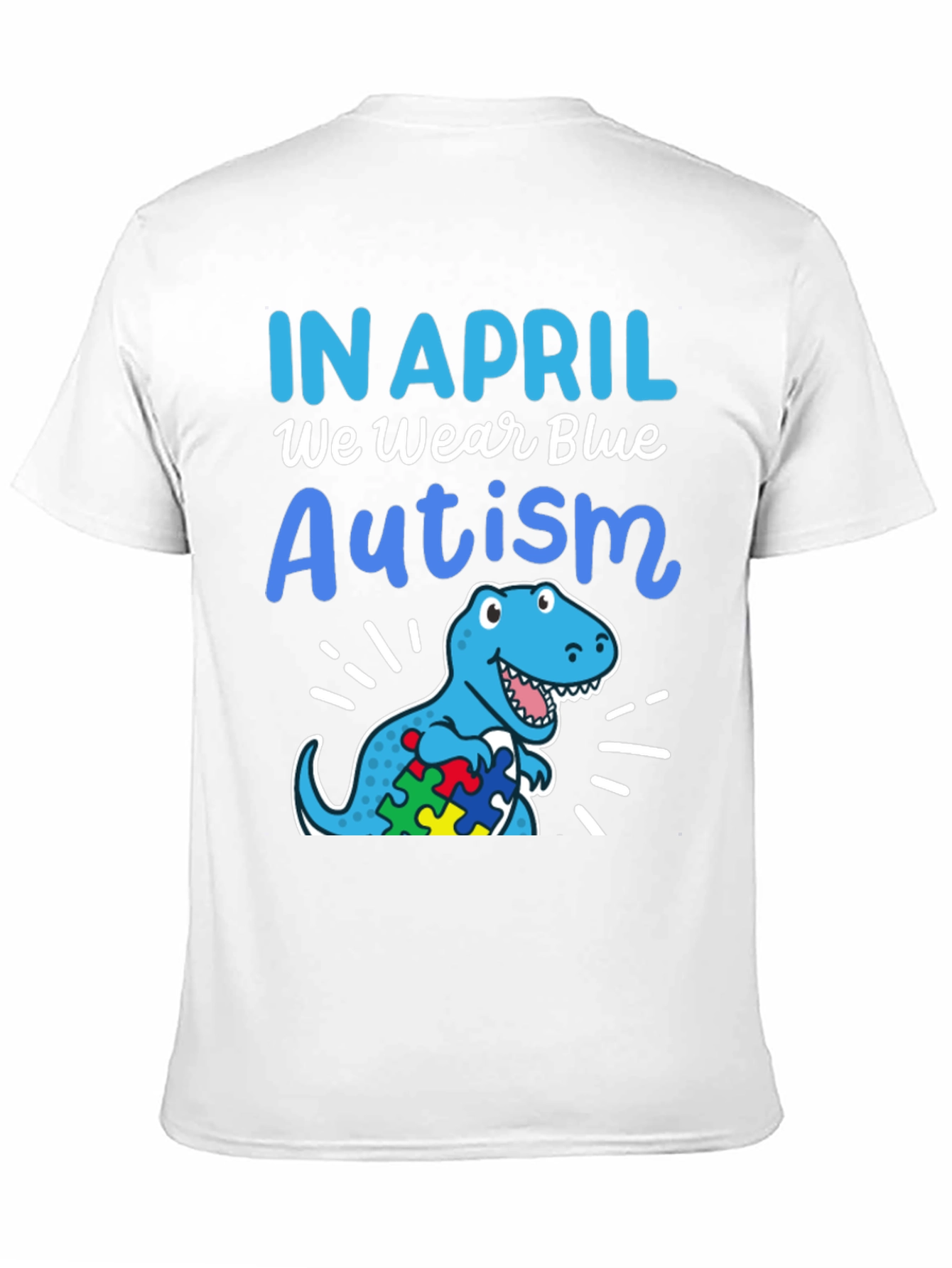 Autism Awareness Dinosaur T-Shirt