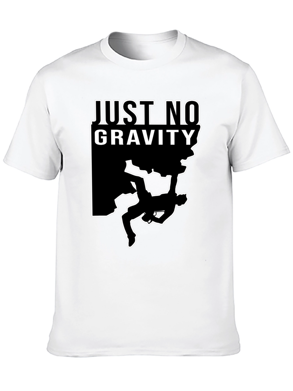 Just No Gravity T-Shirt - Rock Climbing Tee