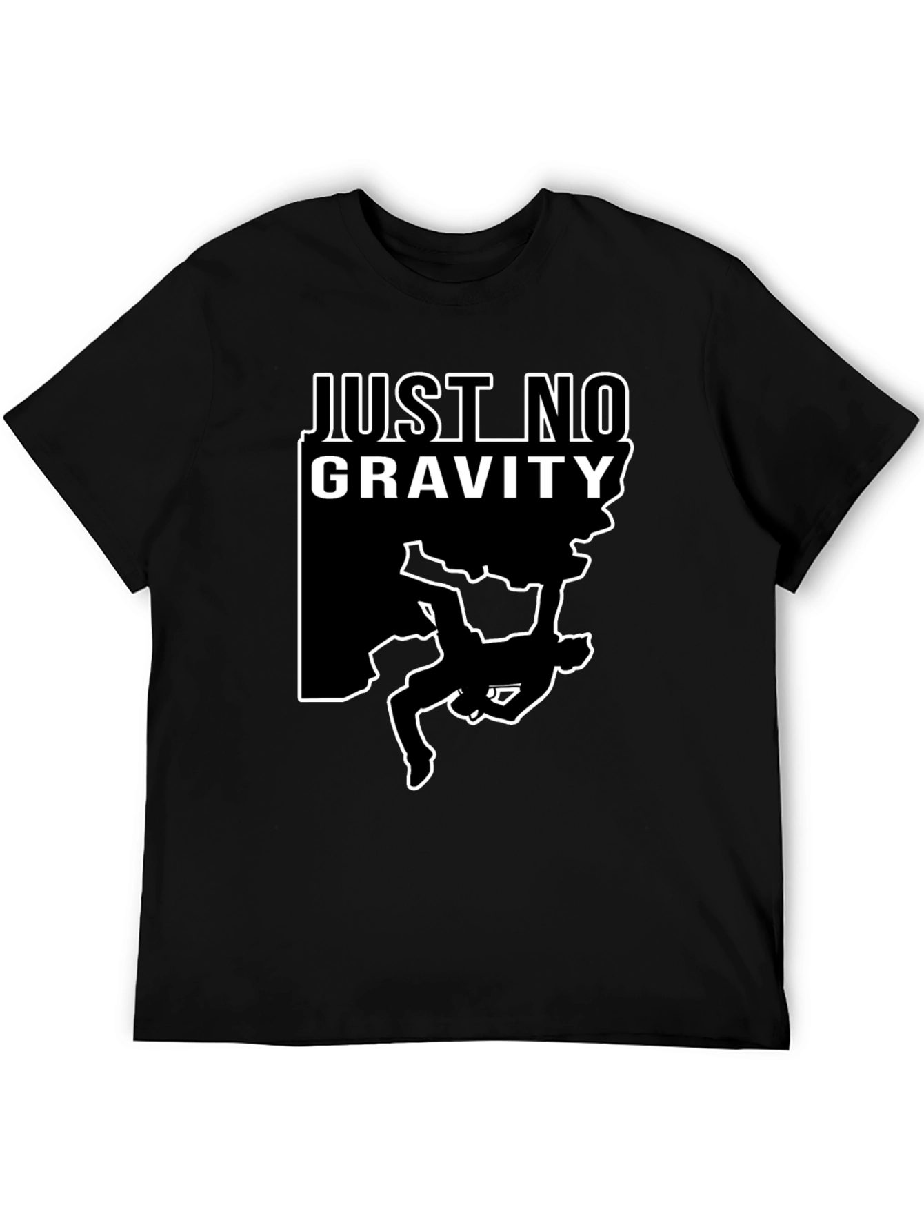 Just No Gravity T-Shirt - Rock Climbing Tee