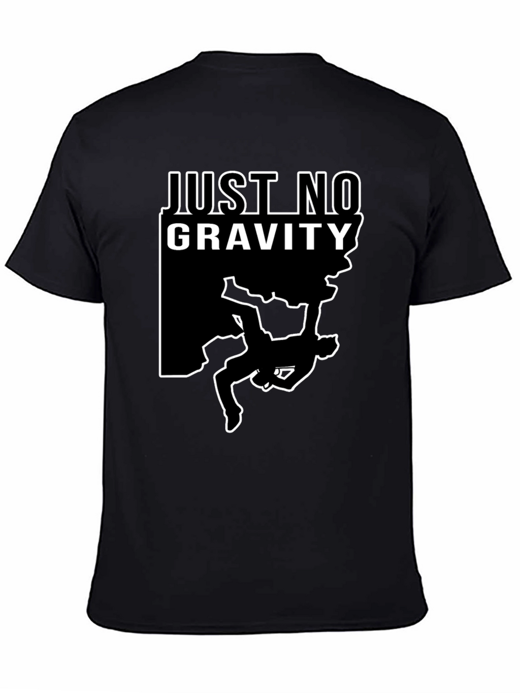 Just No Gravity T-Shirt - Rock Climbing Tee
