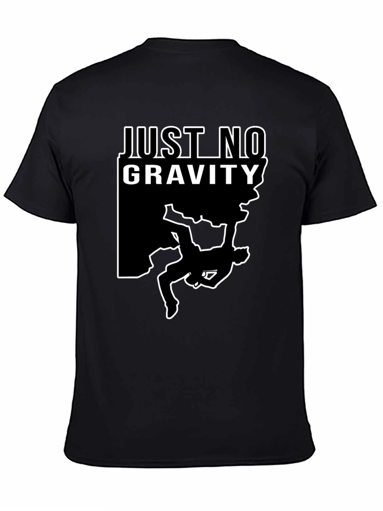 Just No Gravity T-Shirt - Rock Climbing Tee