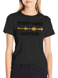 Every Voice Matters Graphic Tee - Black