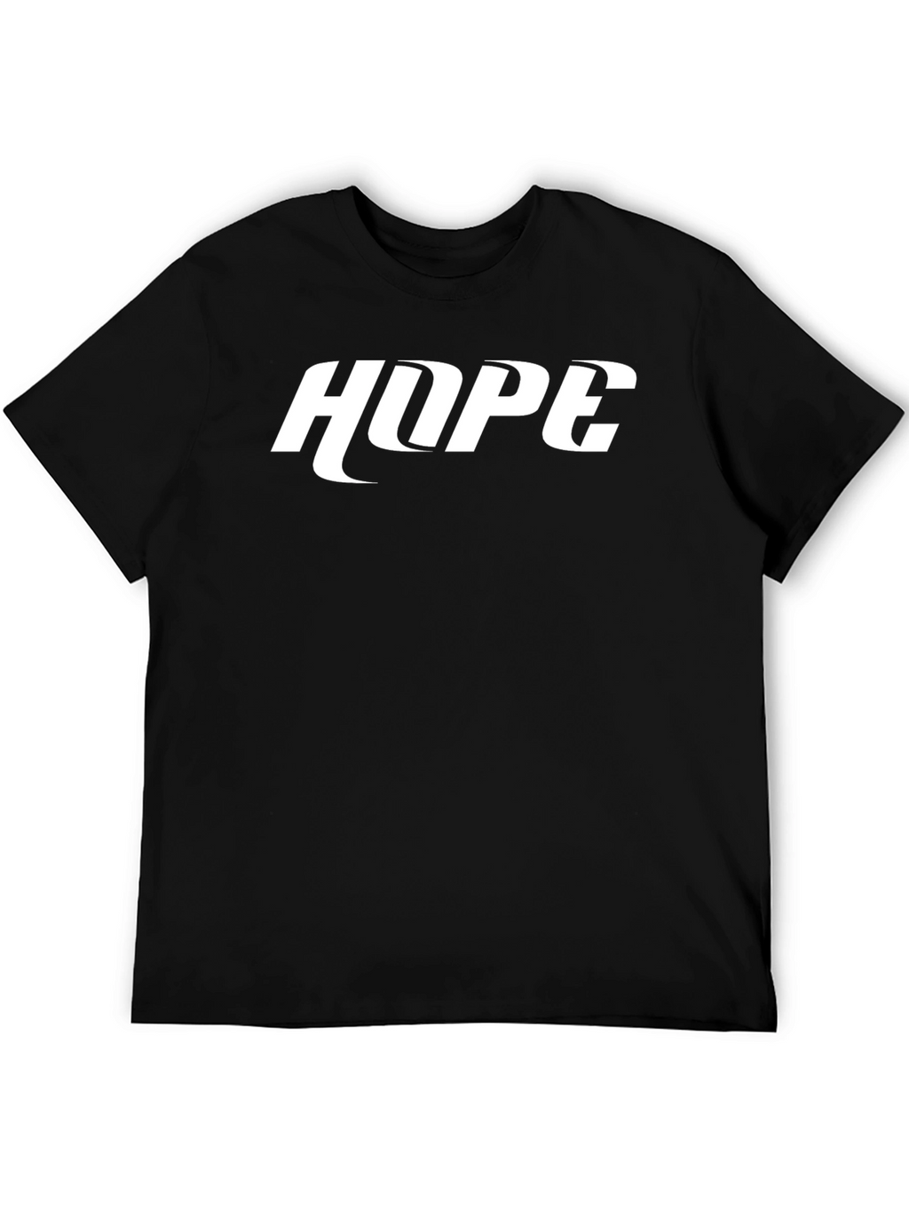 HOPE Graphic Print Black T-Shirt - Casual Style