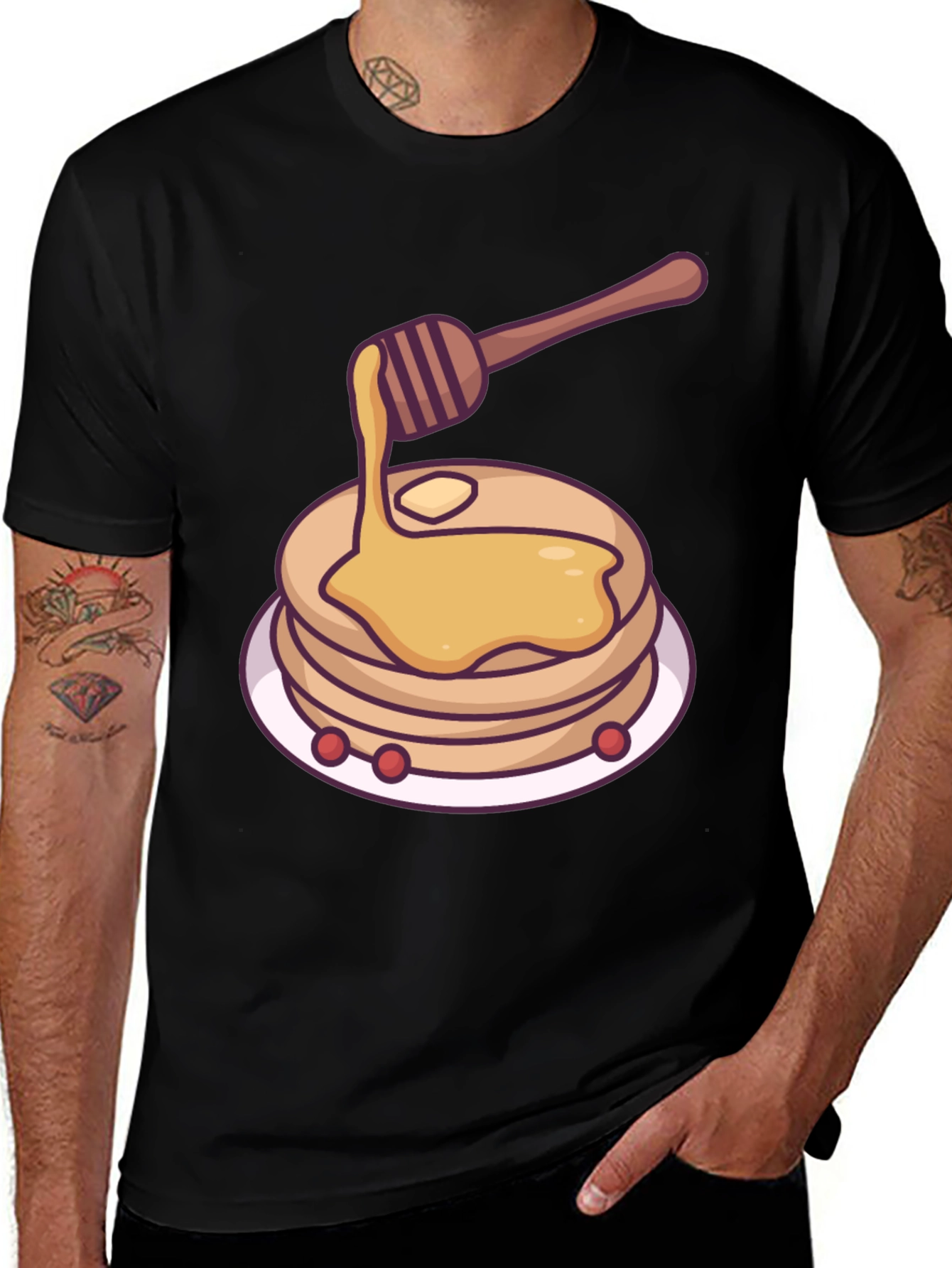 Pancake Graphic Tee - Delicious Style