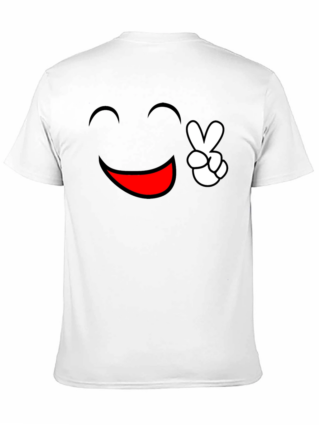 Peace and Happiness Graphic Tee - Black