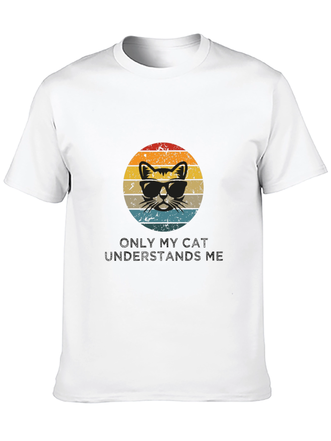 Cool Cat T-Shirt: Only My Cat Understands Me