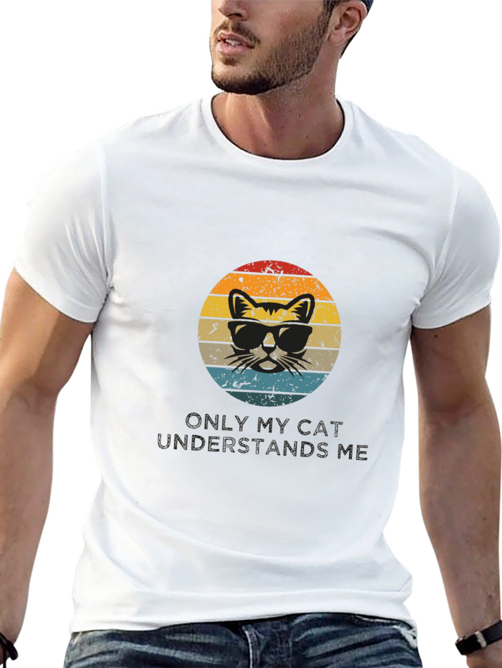 Cool Cat T-Shirt: Only My Cat Understands Me