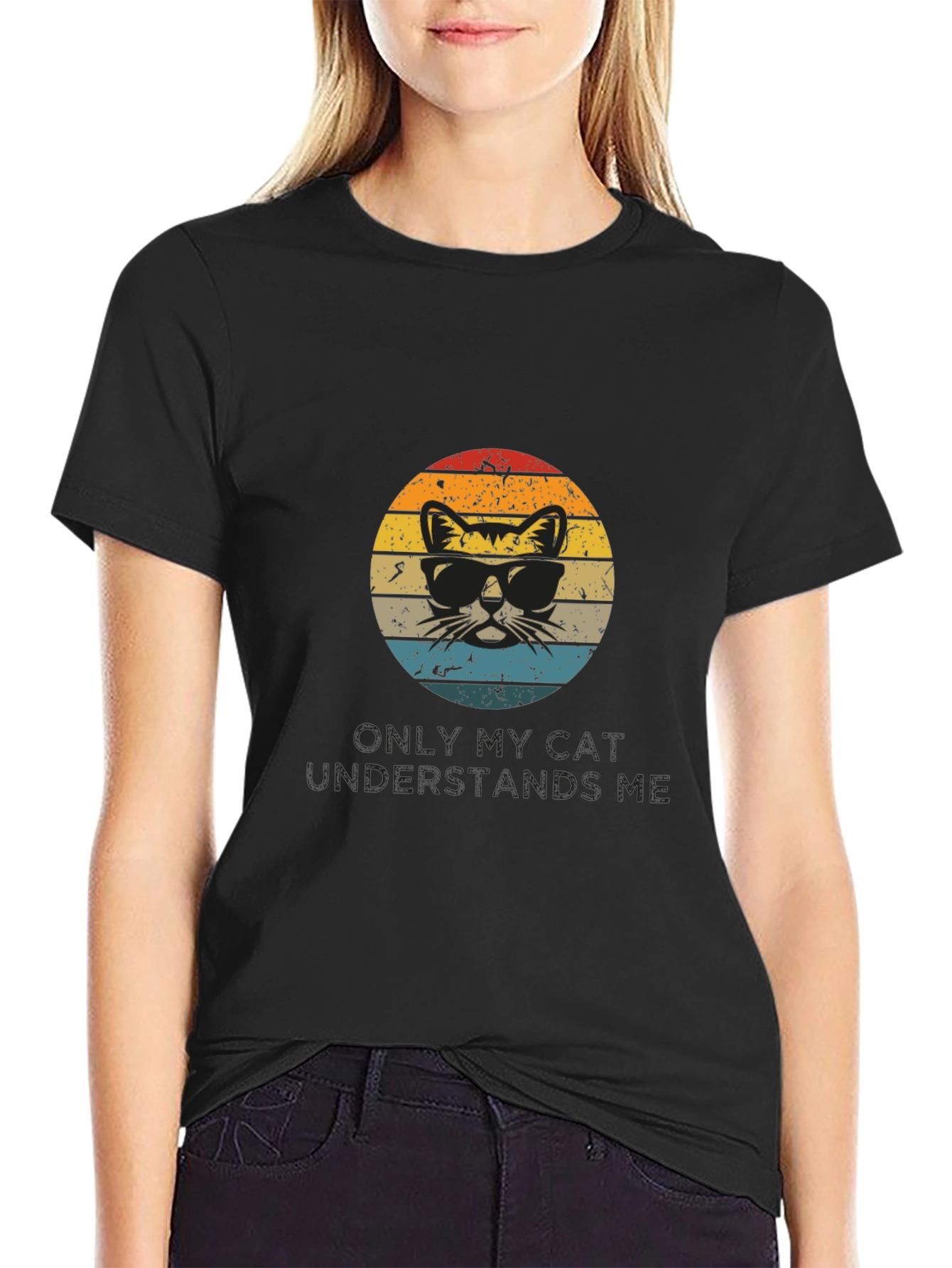 Cool Cat T-Shirt: Only My Cat Understands Me