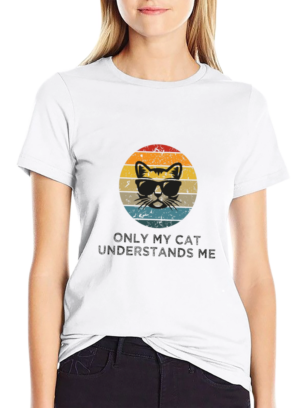 Cool Cat T-Shirt: Only My Cat Understands Me