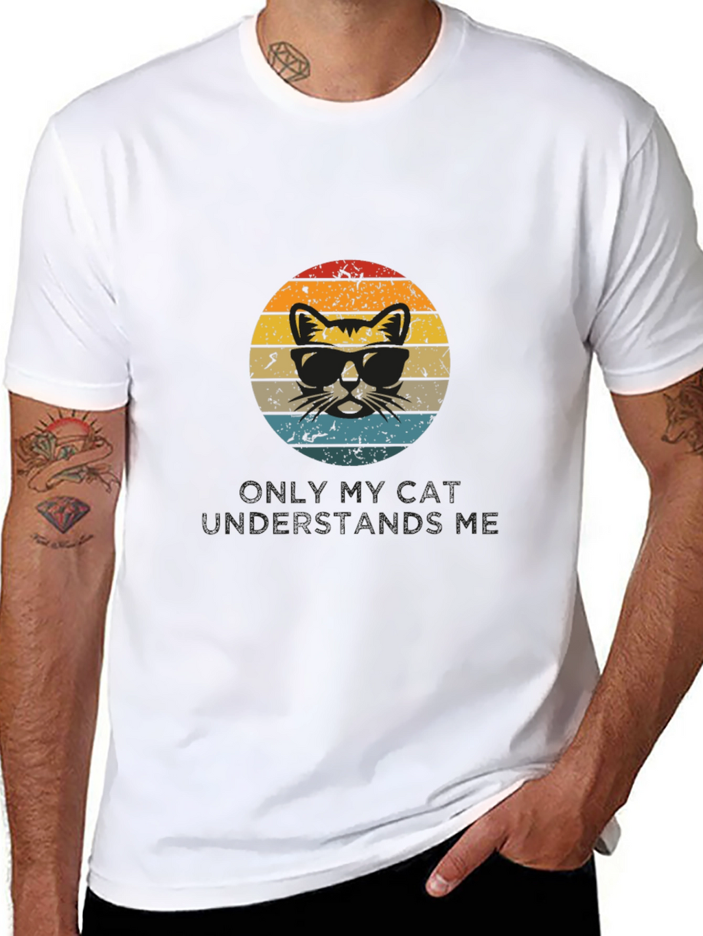 Cool Cat T-Shirt: Only My Cat Understands Me