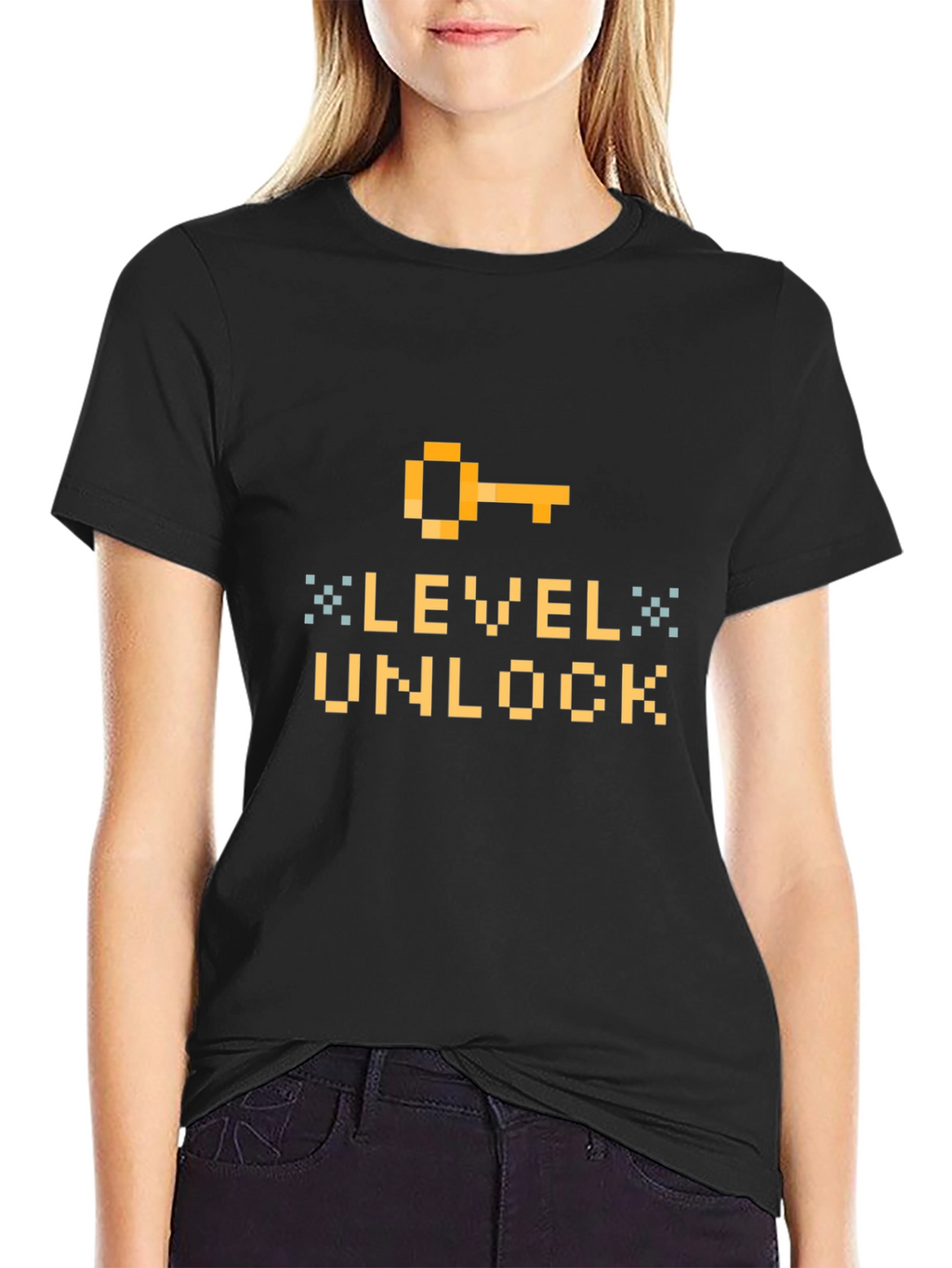 Level Unlock Pixel Art T-Shirt