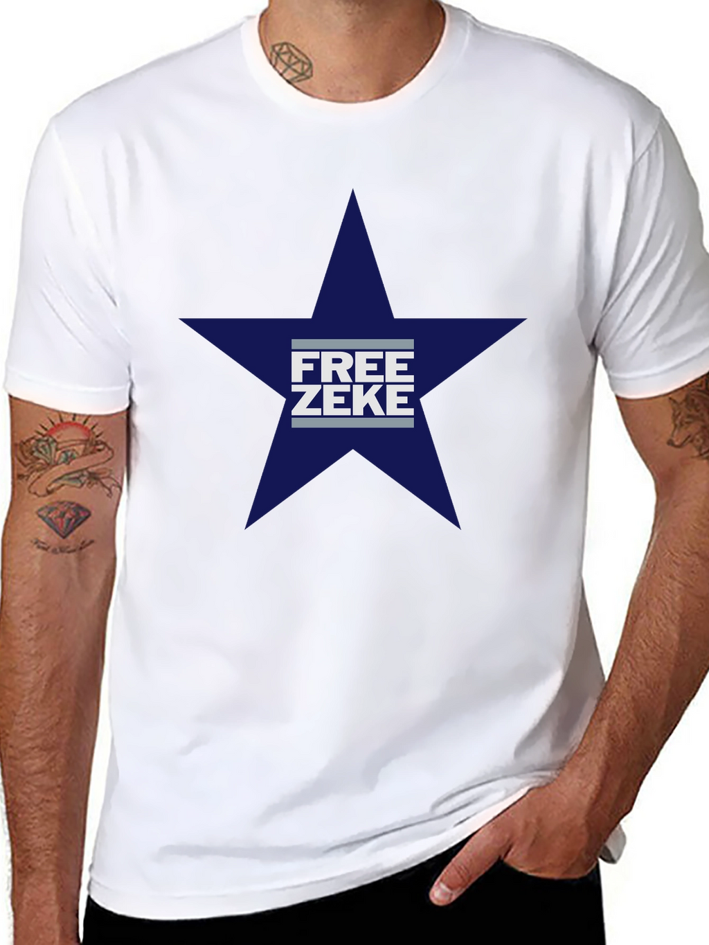 Free Zeke Star T-Shirt - Stylish Graphic Tee