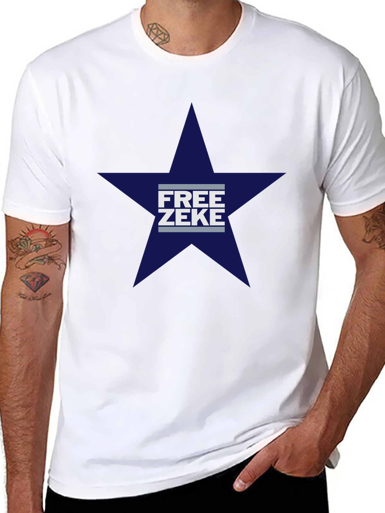 Free Zeke Star T-Shirt - Stylish Graphic Tee