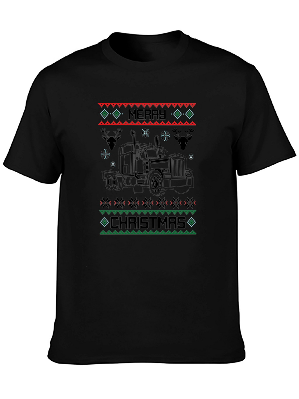 Merry Christmas Trucker T-Shirt