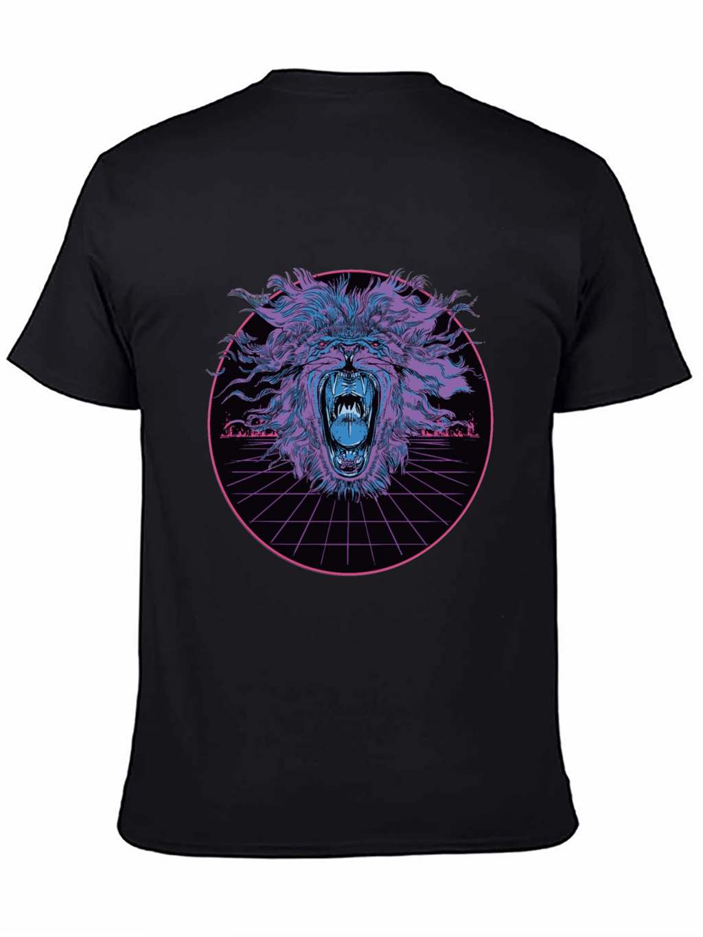 Retro Lion Graphic T-Shirt