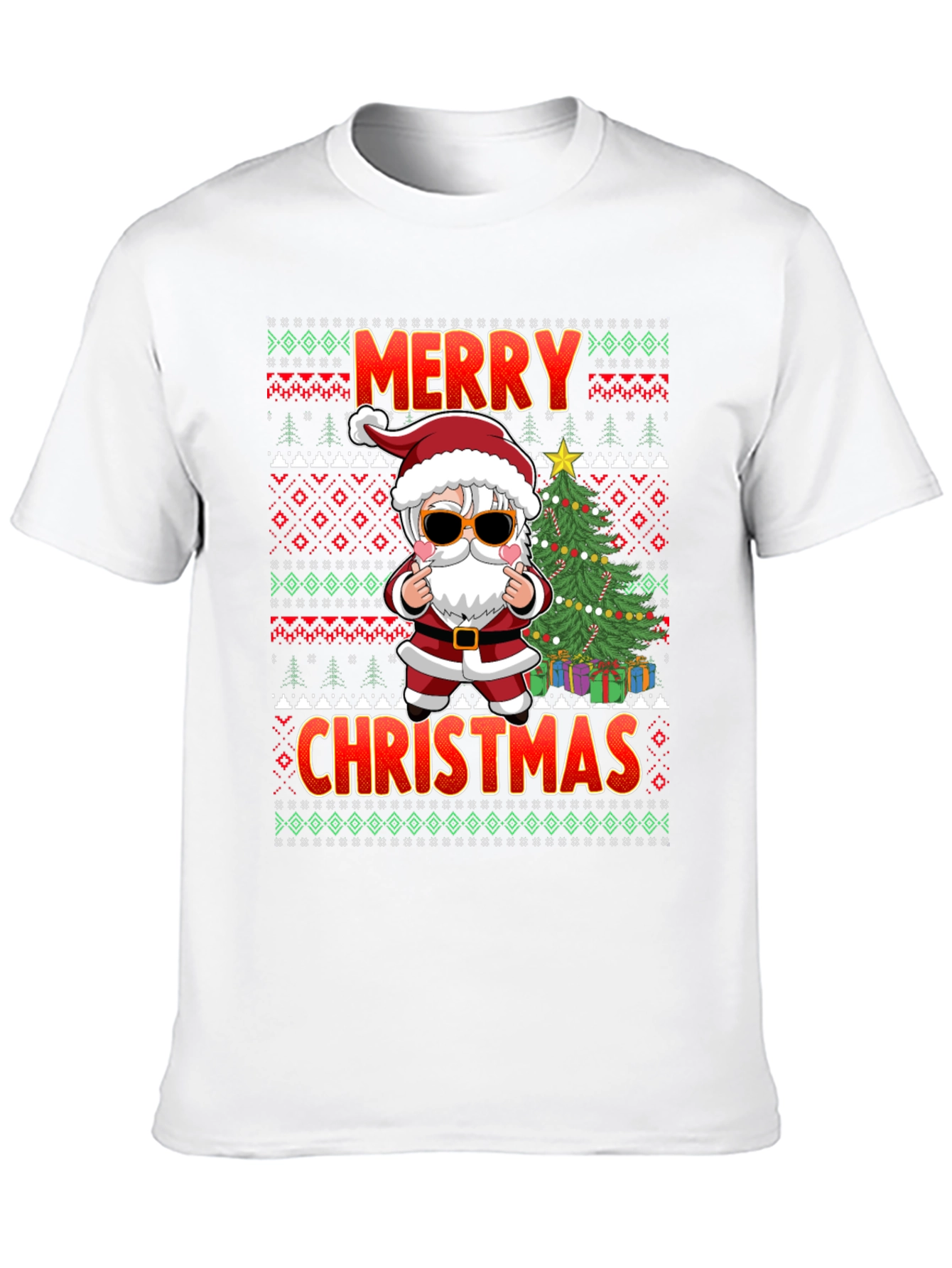 Merry Christmas Santa Graphic Tee