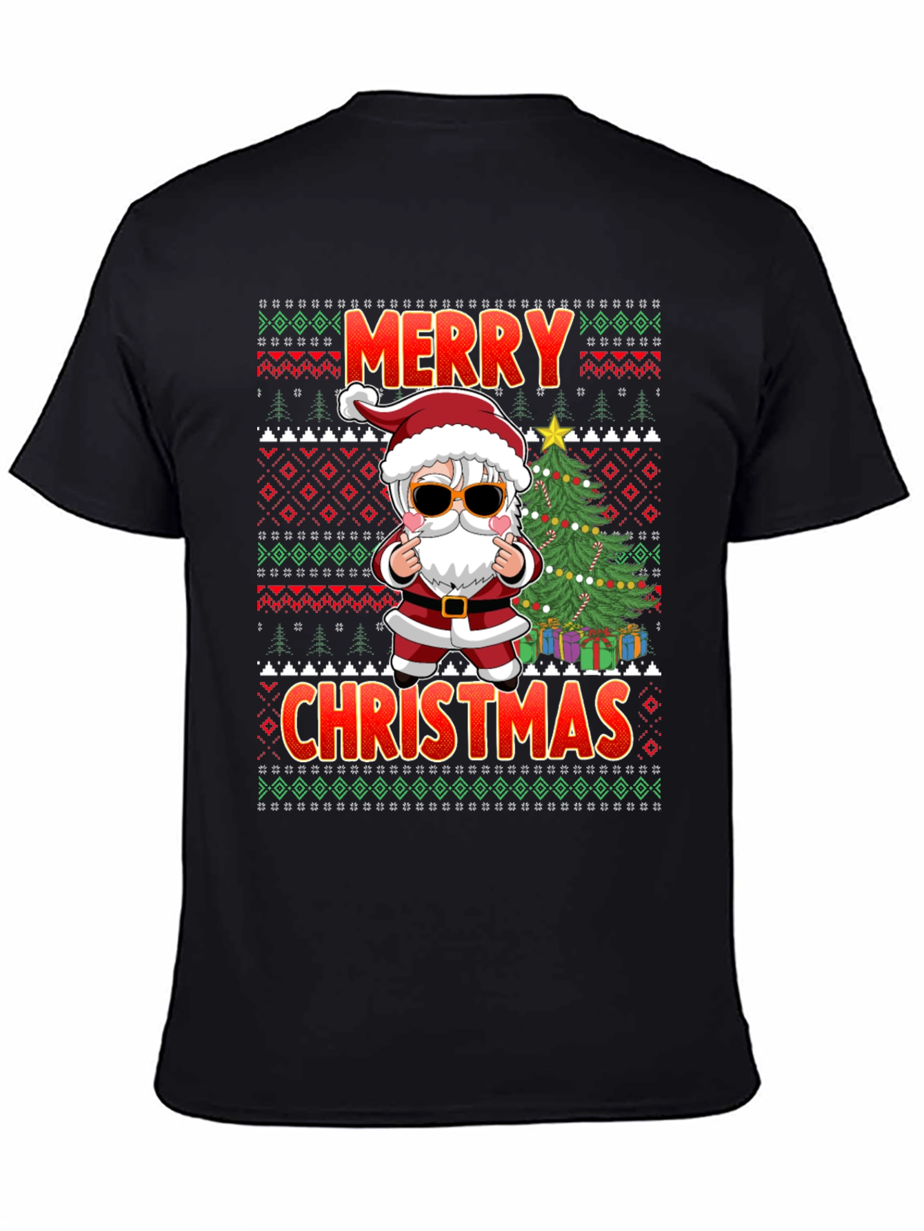 Merry Christmas Santa Graphic Tee