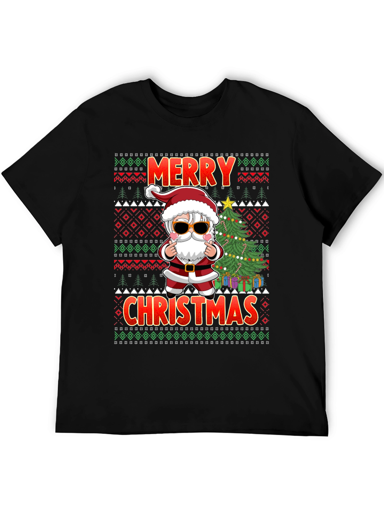 Merry Christmas Santa Graphic Tee