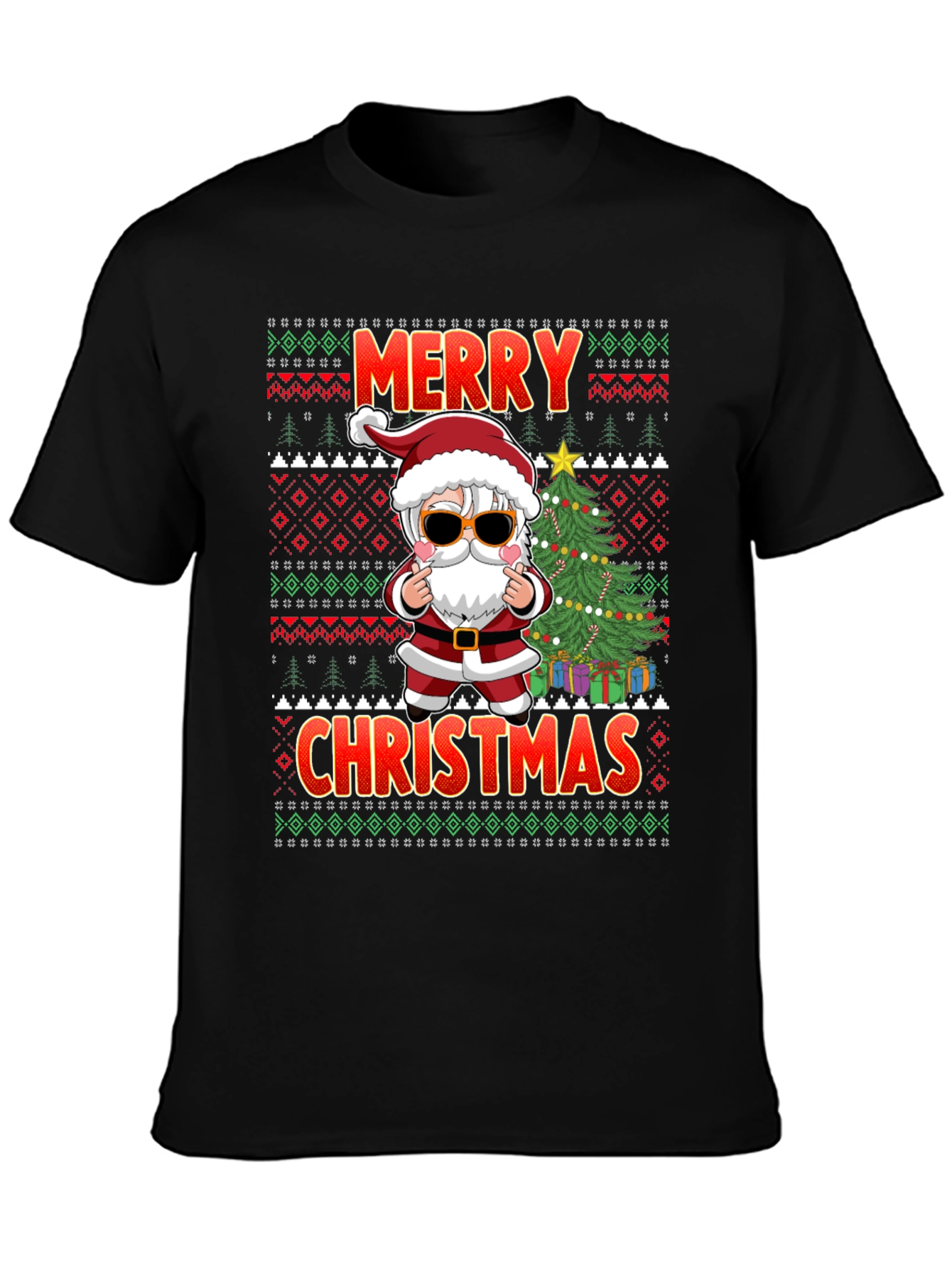 Merry Christmas Santa Graphic Tee