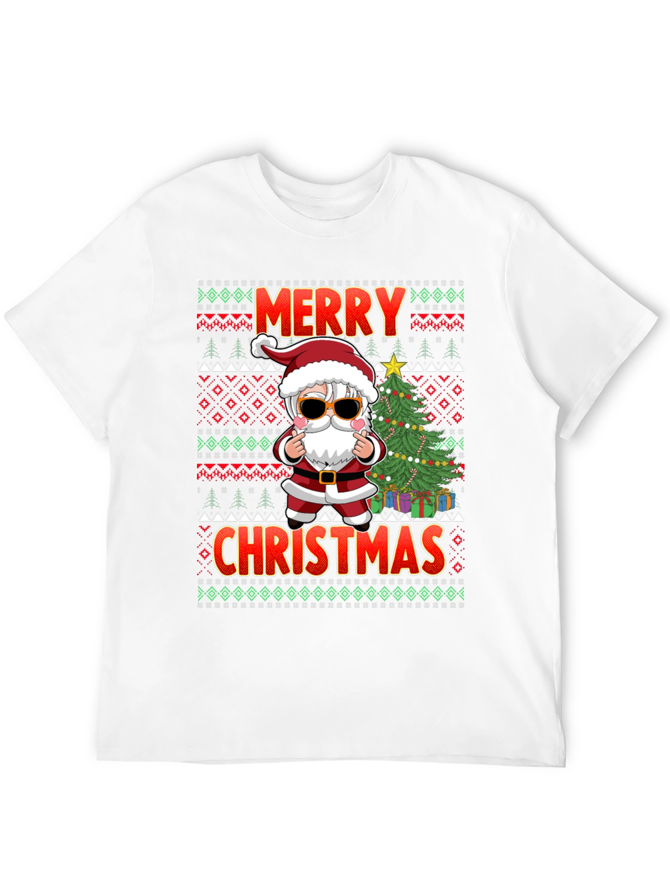 Merry Christmas Santa Graphic Tee