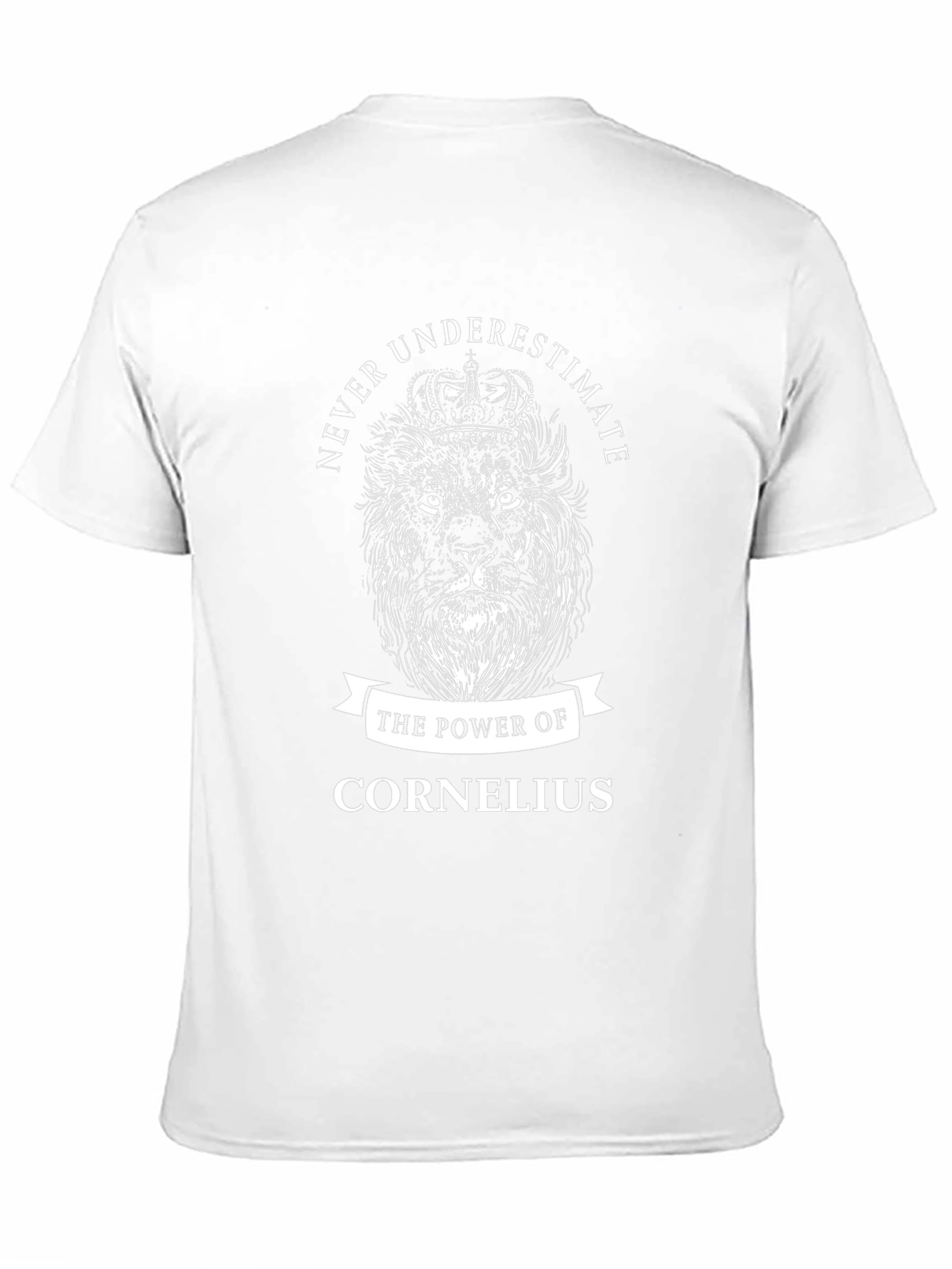 Never Underestimate Cornelius Lion Graphic Tee