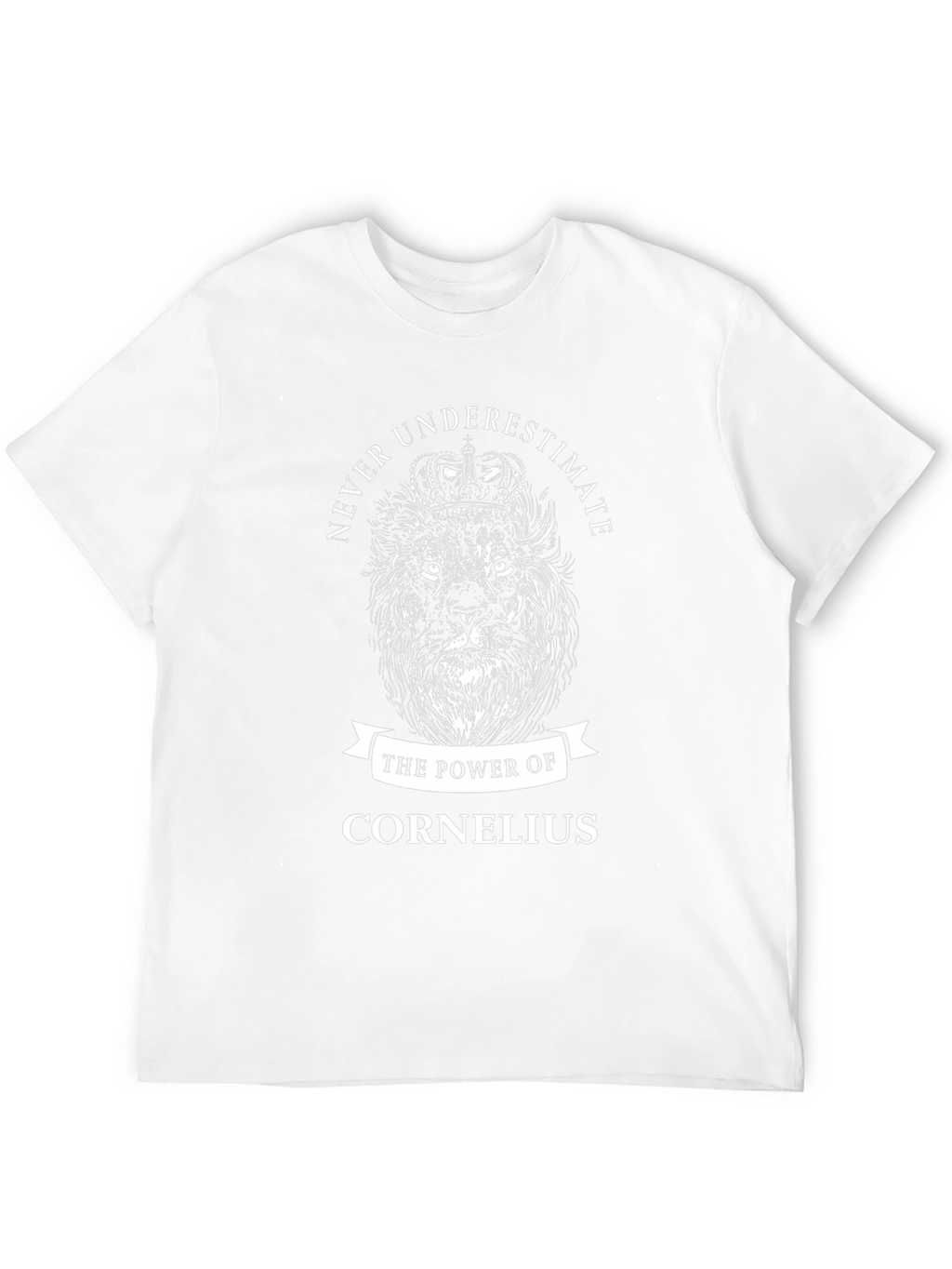 Never Underestimate Cornelius Lion Graphic Tee