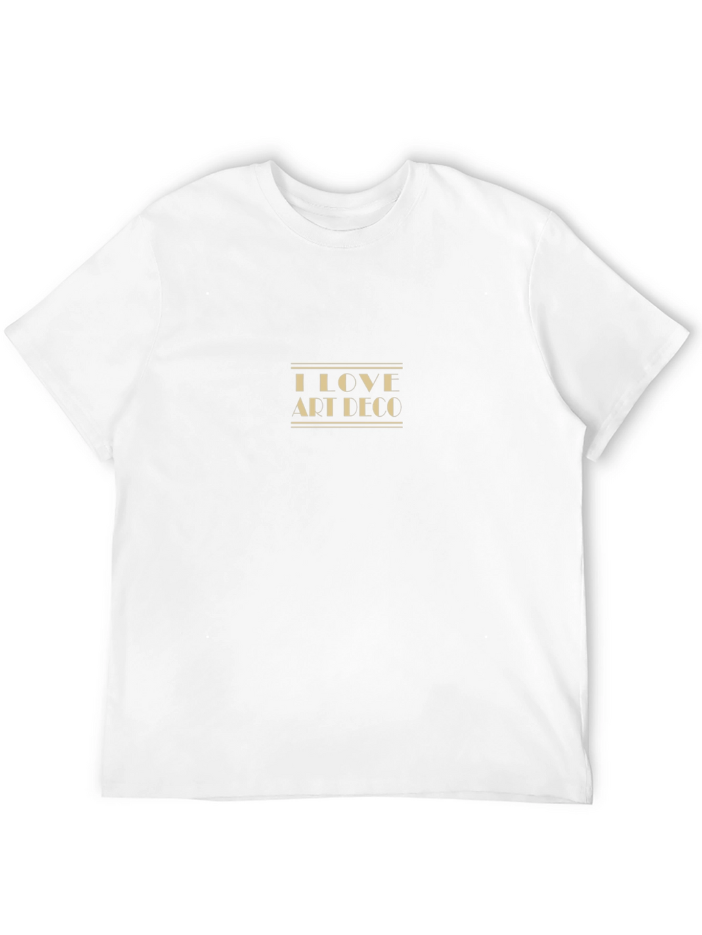 I Love Art Deco Black T-Shirt