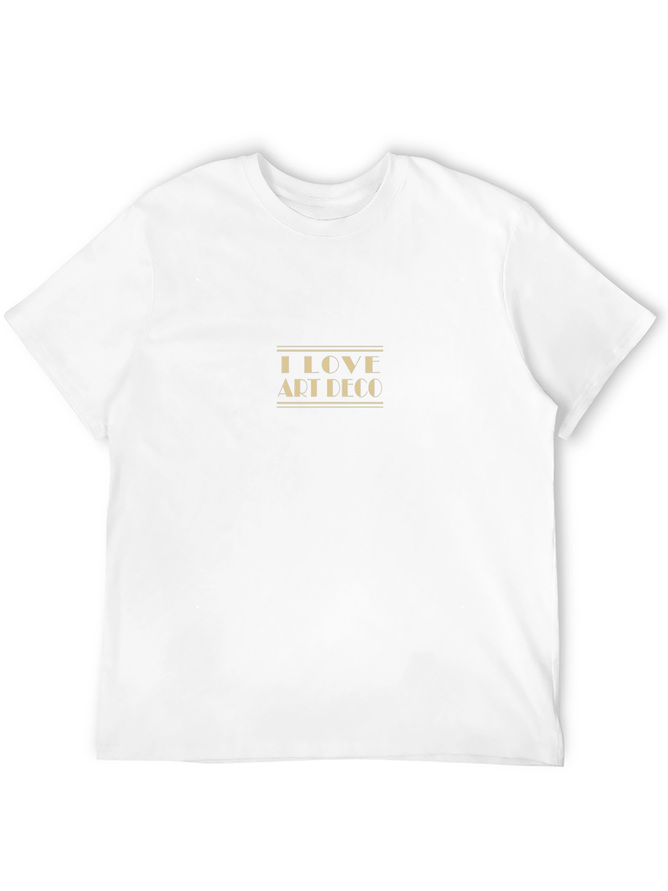 I Love Art Deco Black T-Shirt