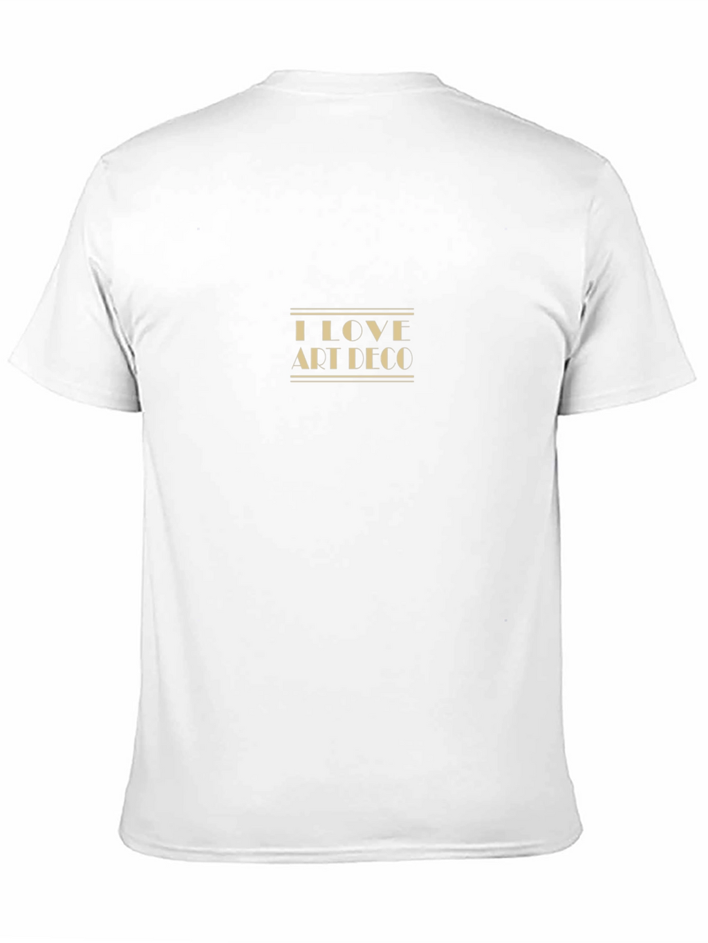 I Love Art Deco Black T-Shirt