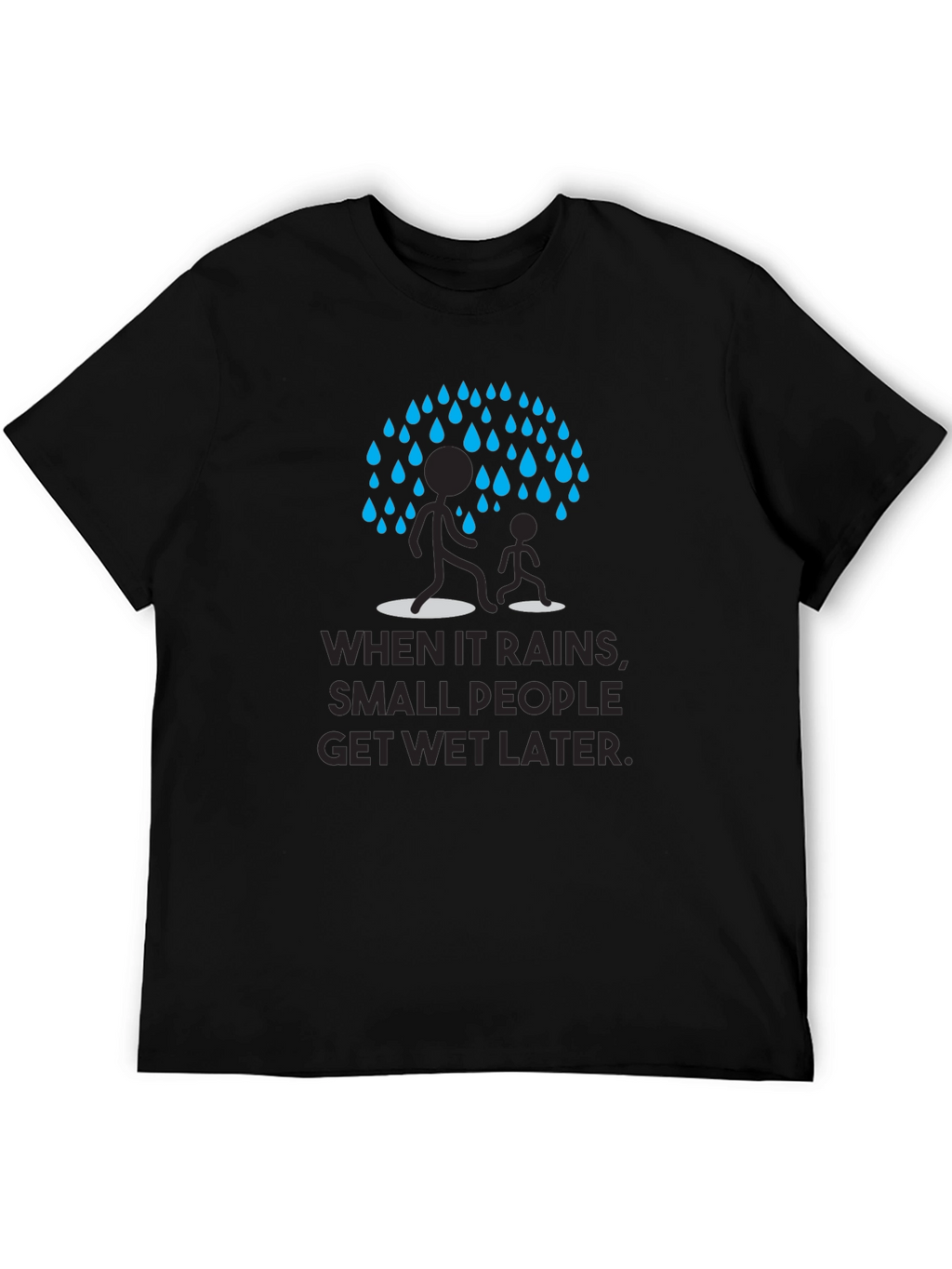 Humorous When It Rains Graphic Tee