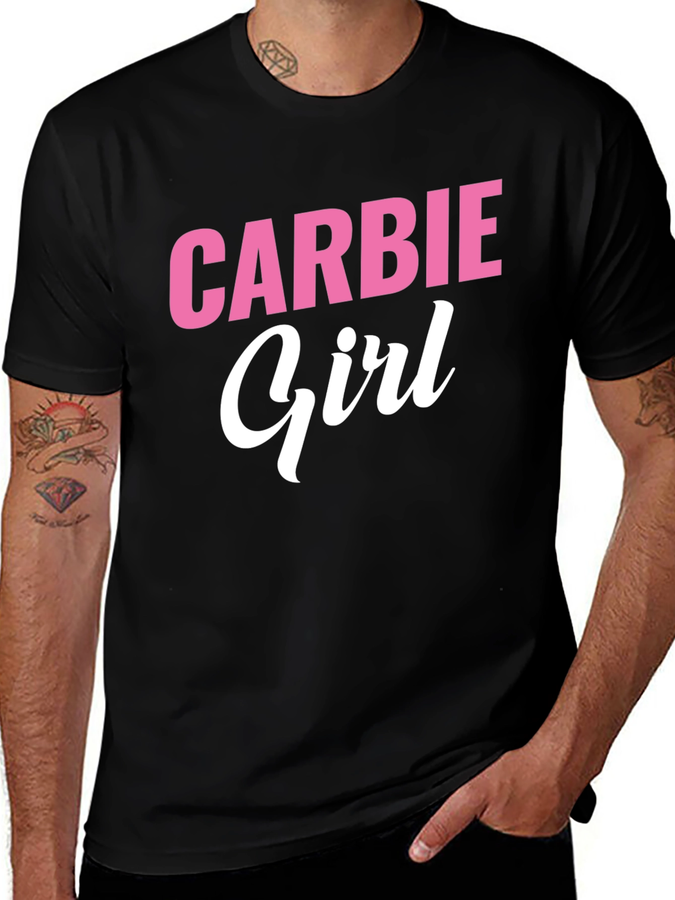 Carbie Girl Graphic Tee - Funny Womens T-Shirt