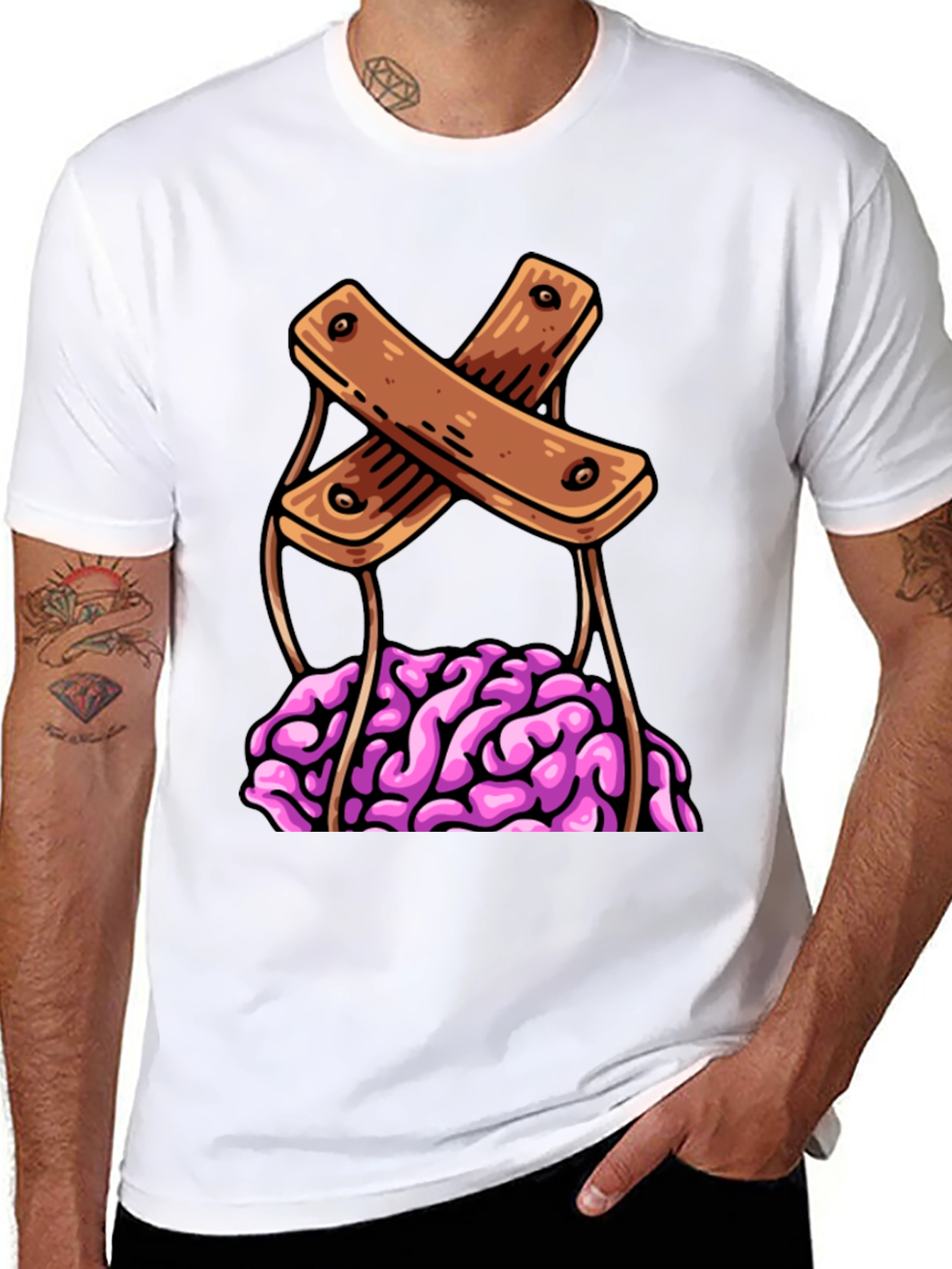 Brain Puppet T-Shirt - Unique Graphic Tee