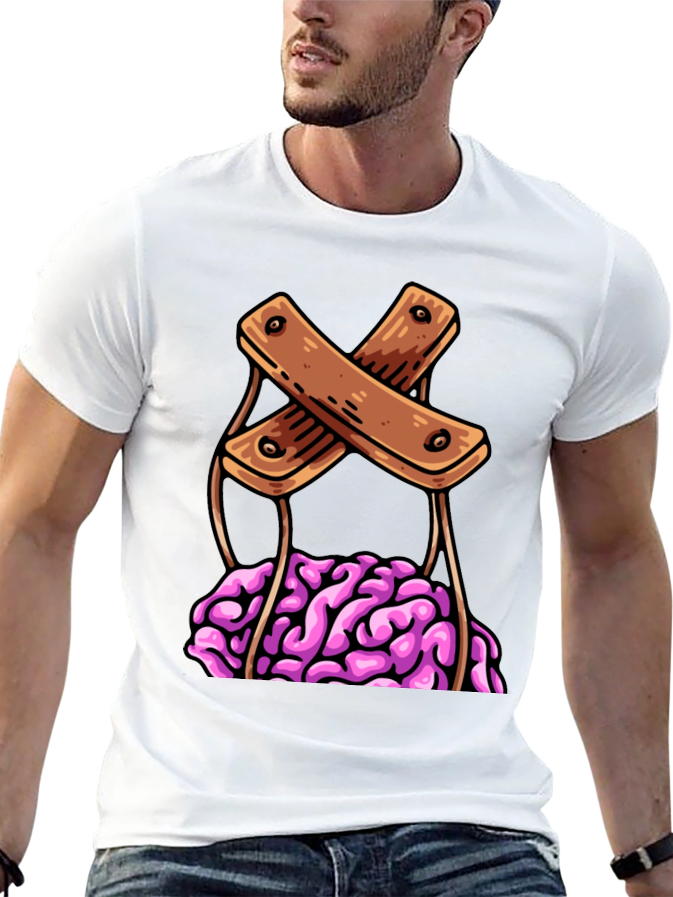 Brain Puppet T-Shirt - Unique Graphic Tee