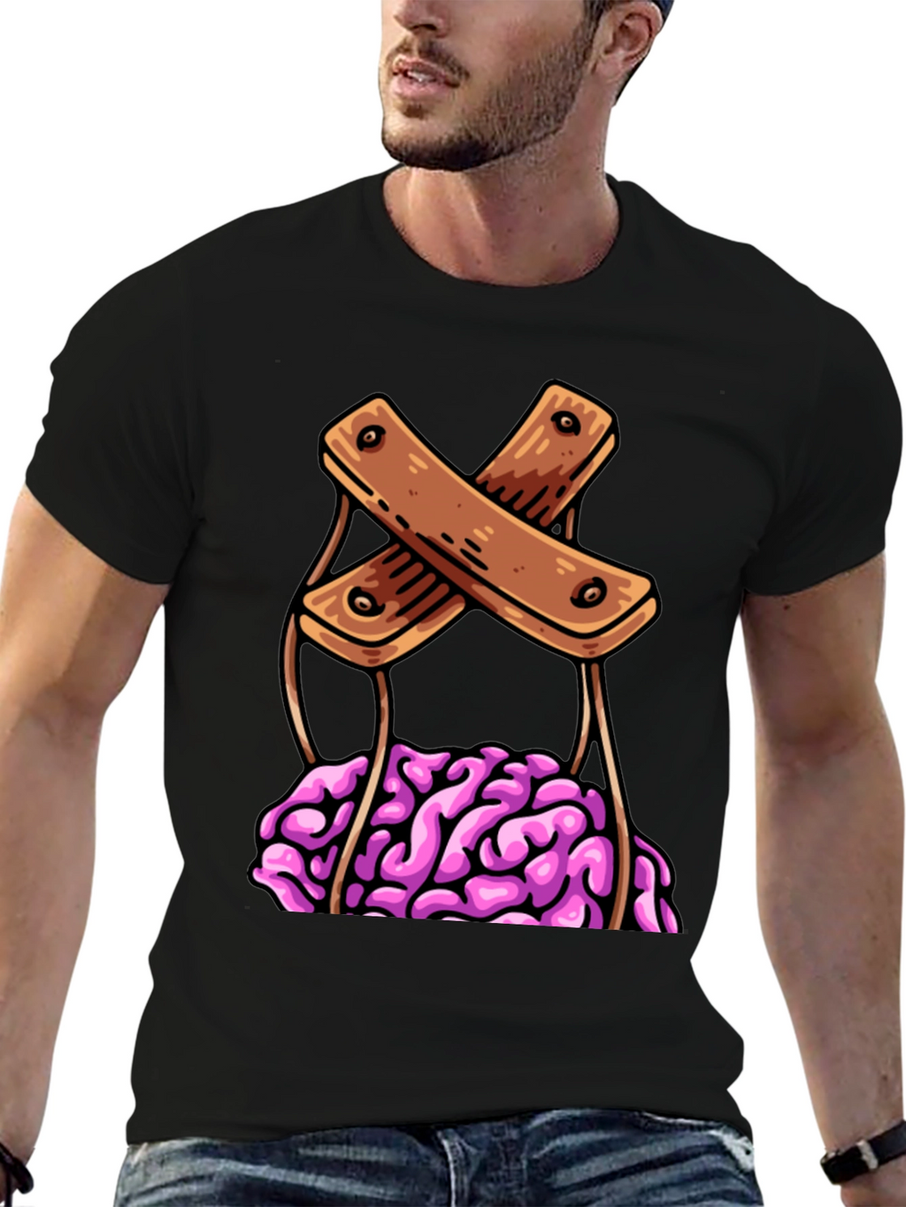 Brain Puppet T-Shirt - Unique Graphic Tee