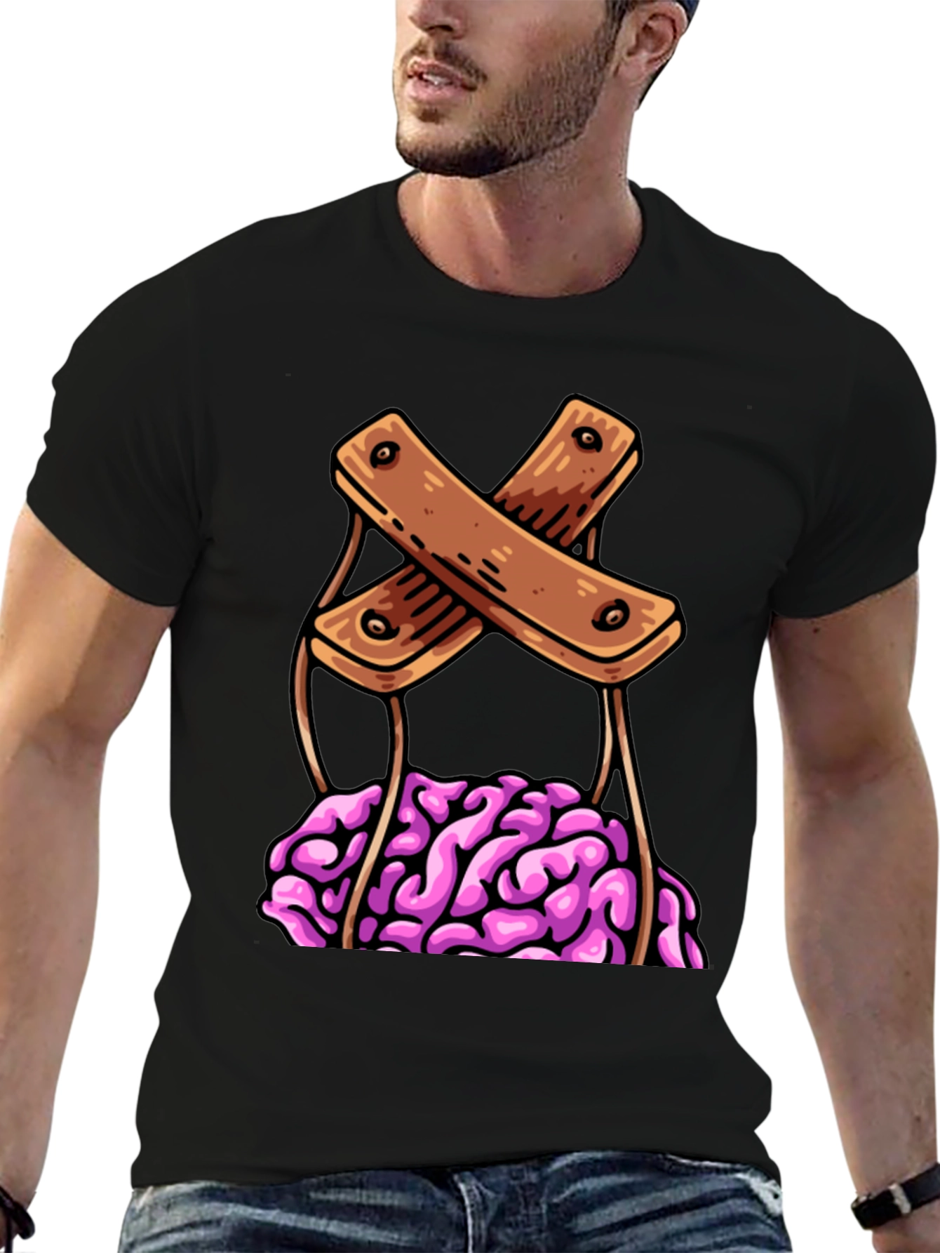 Brain Puppet T-Shirt - Unique Graphic Tee