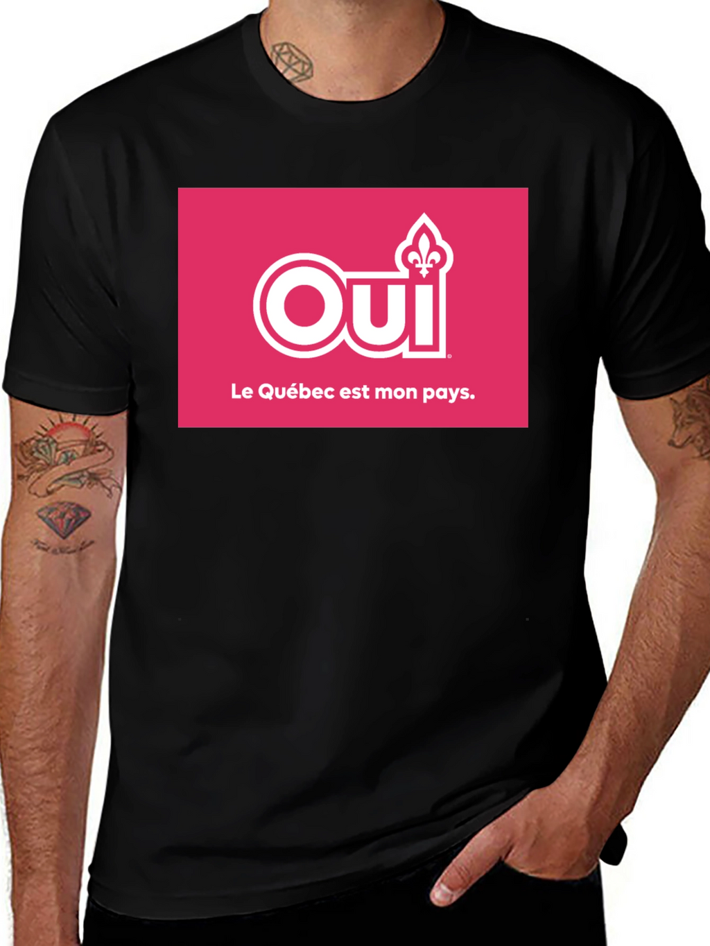 Quebec Oui T-Shirt - Le Québec est mon pays